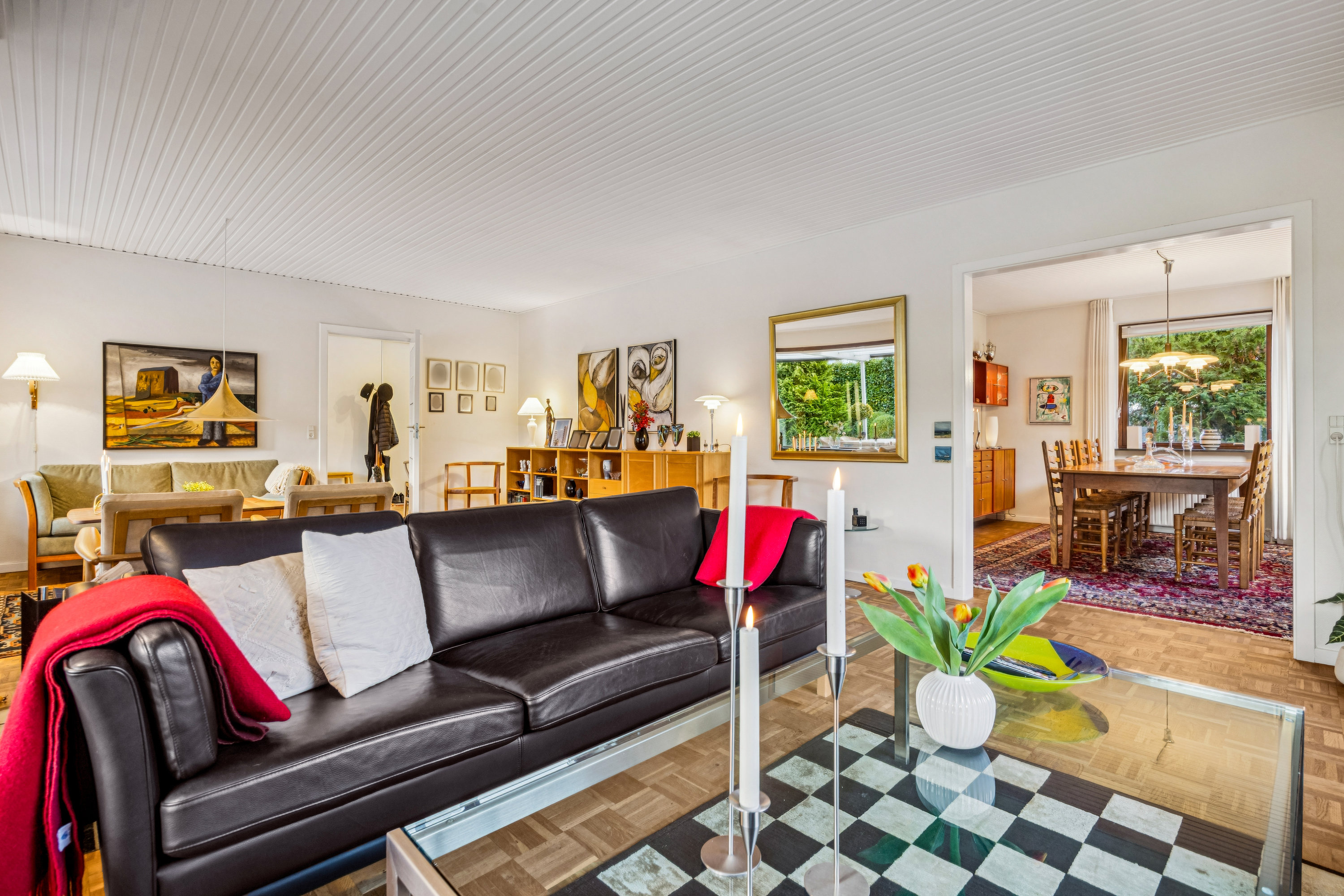 Fremhævet stue billede i fuldskærmstilstand. Billede af Solbakkevej 1, 9460 Brovst