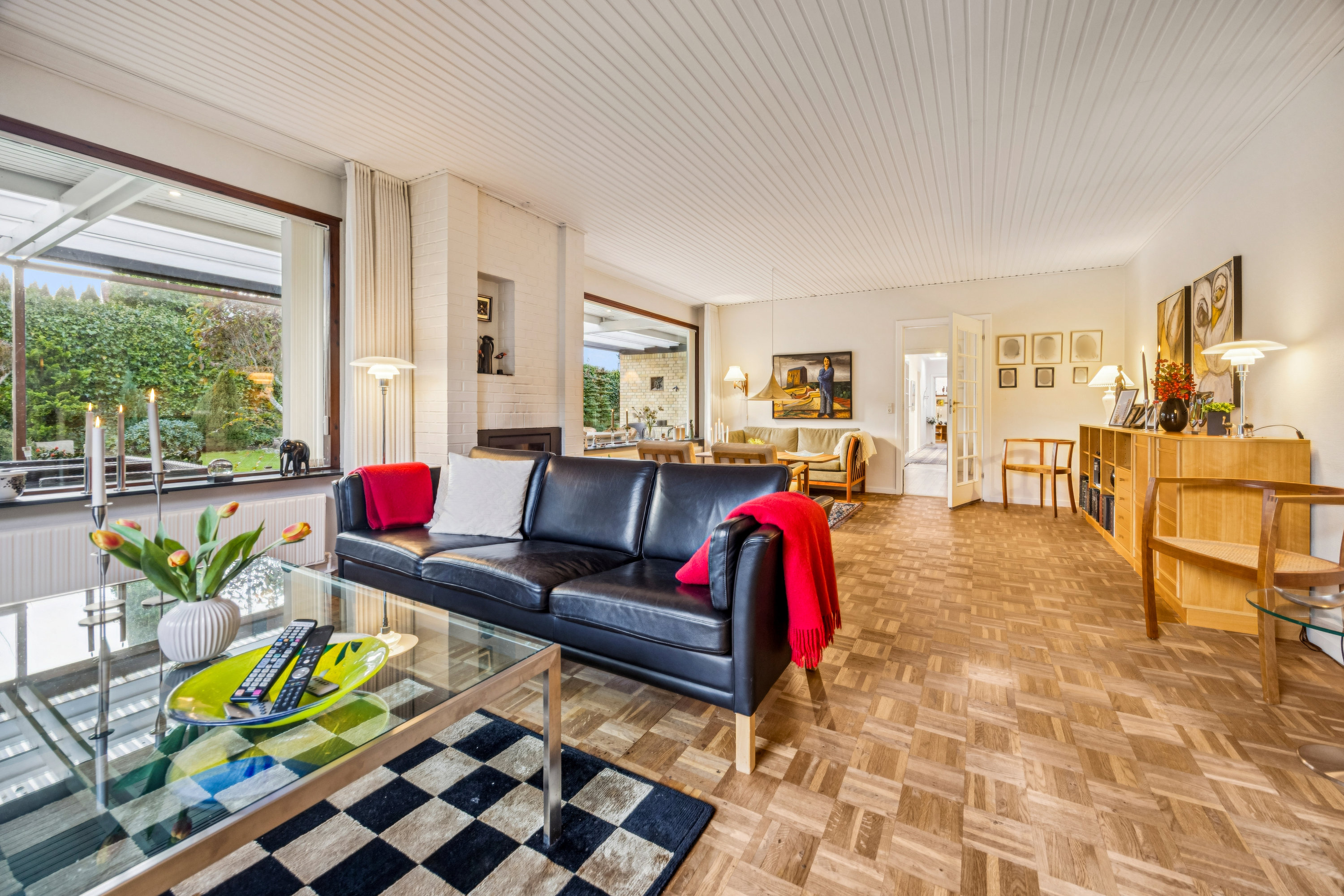 Fremhævet stue billede i fuldskærmstilstand. Billede af Solbakkevej 1, 9460 Brovst