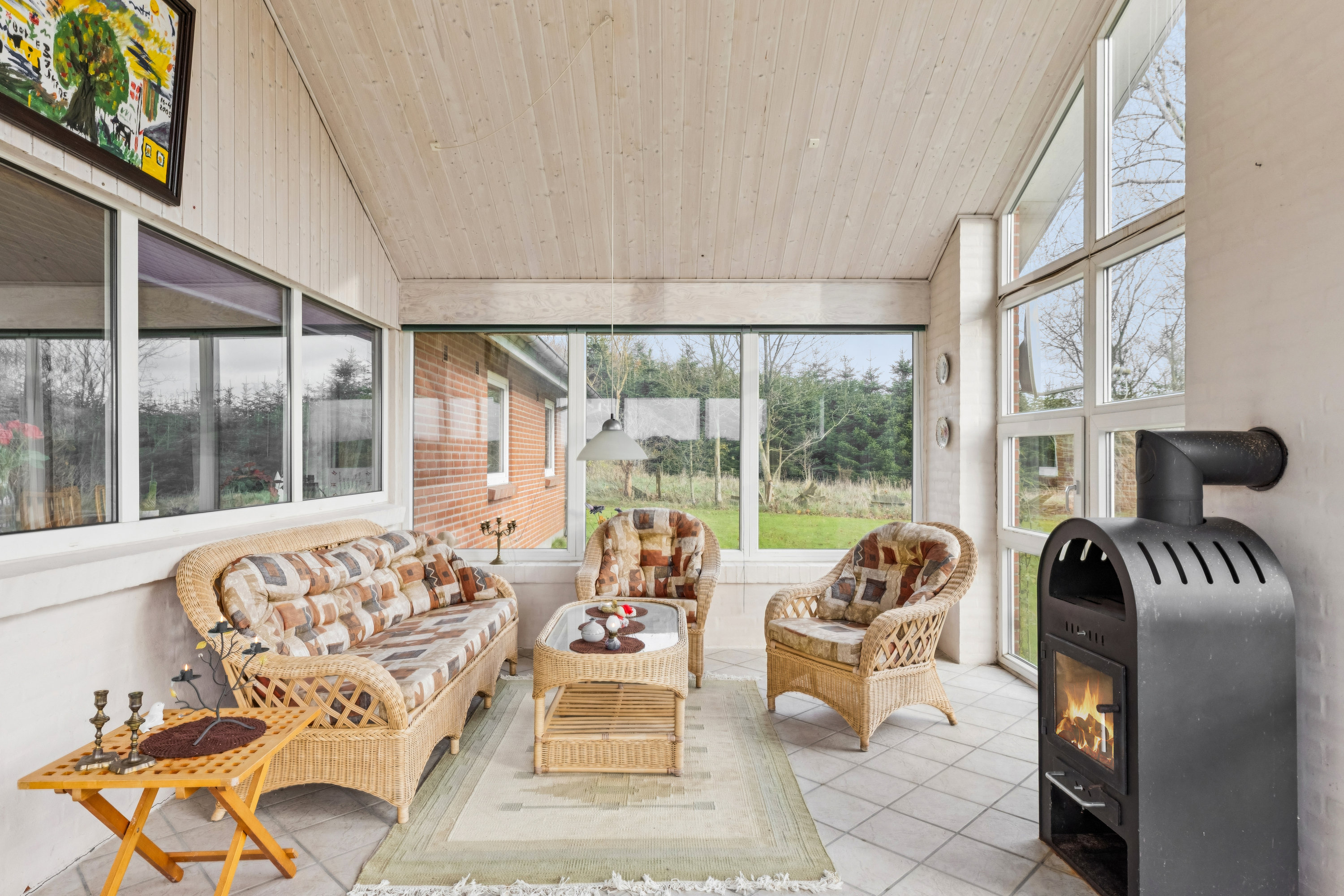 Fremhævet udestue billede i fuldskærmstilstand. Billede af Roagervej 281, Kirkeby, 6760 Ribe