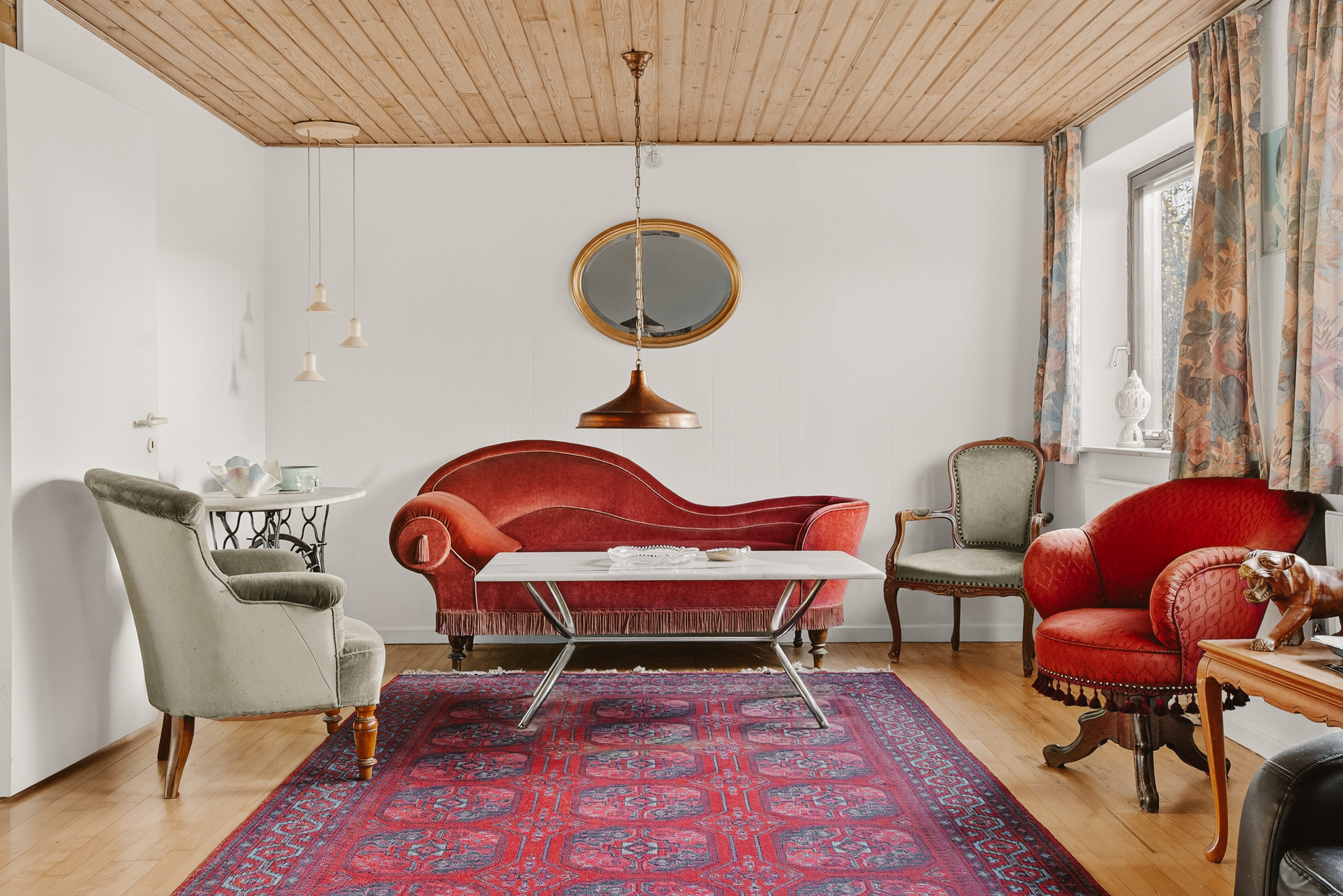 Fremhævet stue billede i fuldskærmstilstand. Billede af Pæremosevej 33, 2750 Ballerup