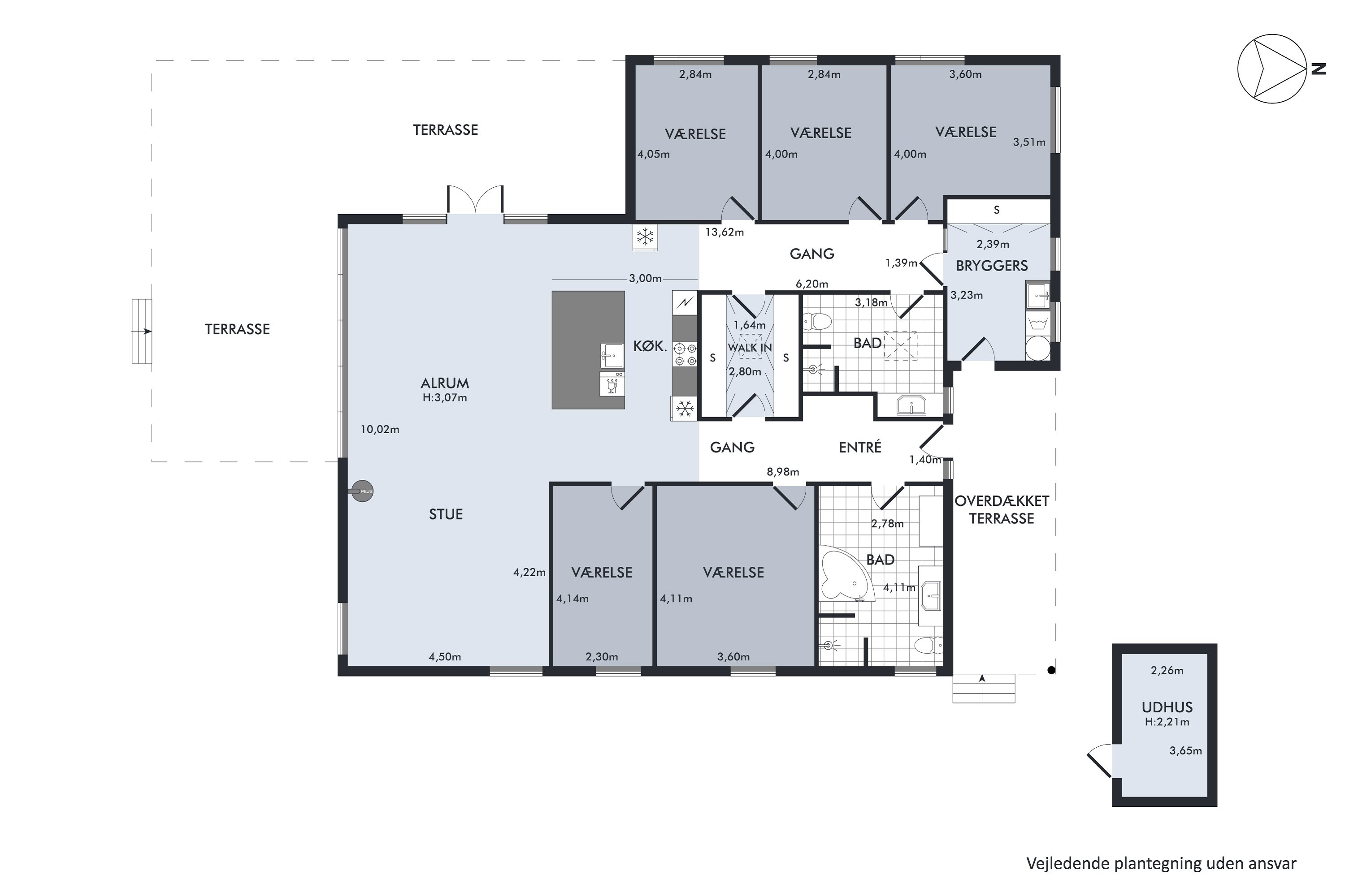 Plantegninger billede af Ligustervej 8, Egsmark Strand, 8400 Ebeltoft