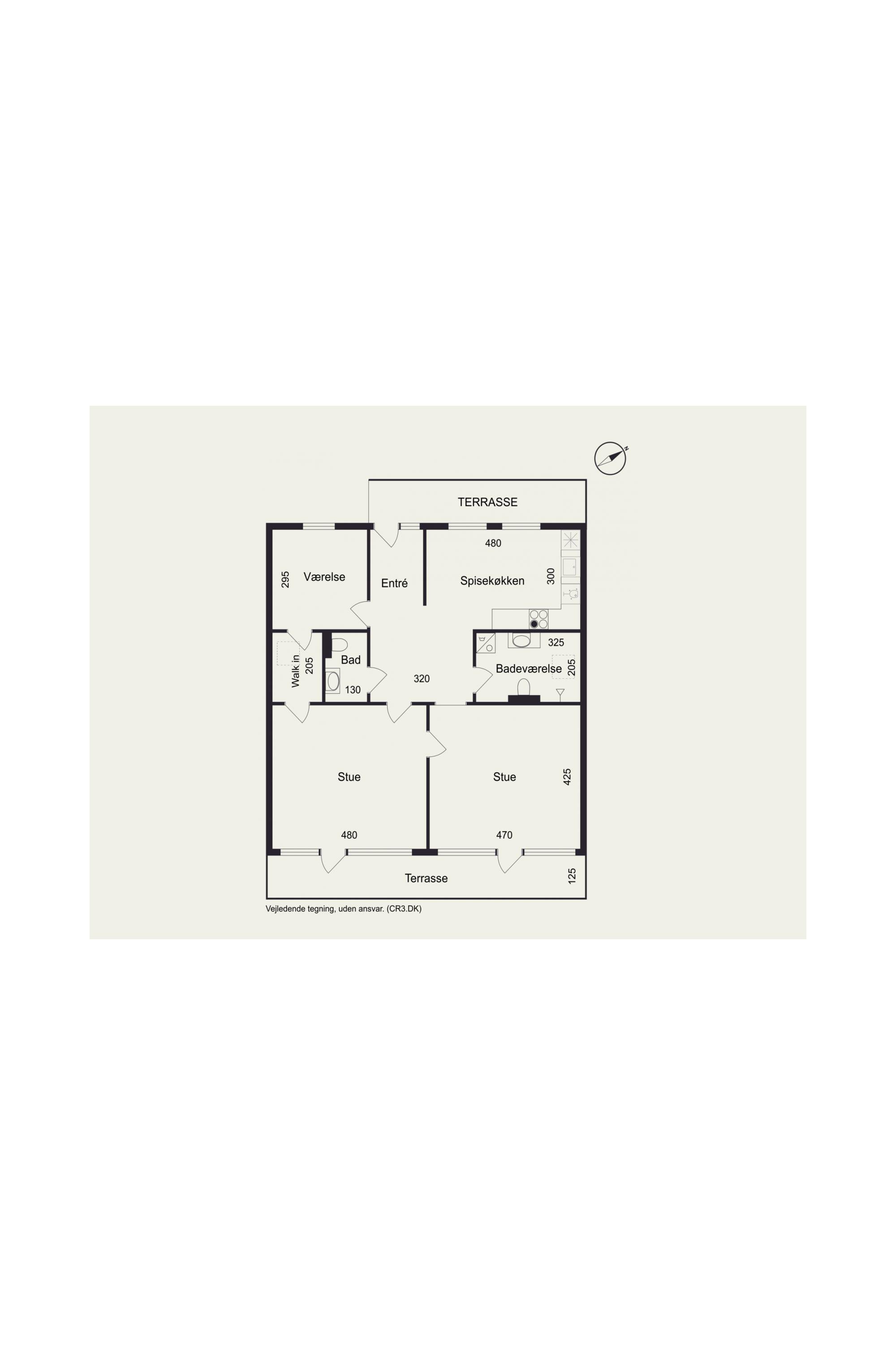 Plantegninger billede af Bymidten 37, 1. a., 3500 Værløse