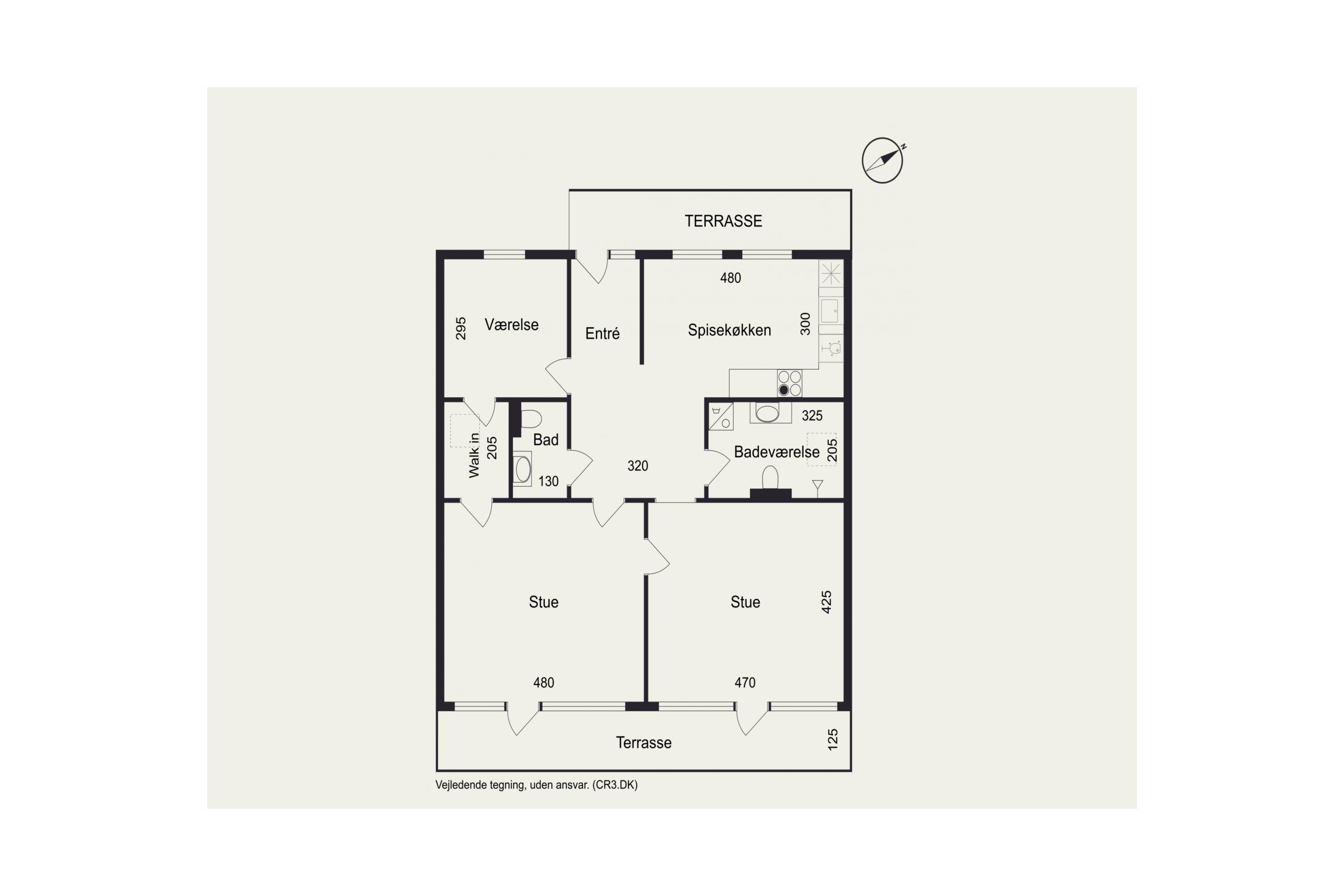 Plantegninger billede af Bymidten 37, 1. a., 3500 Værløse