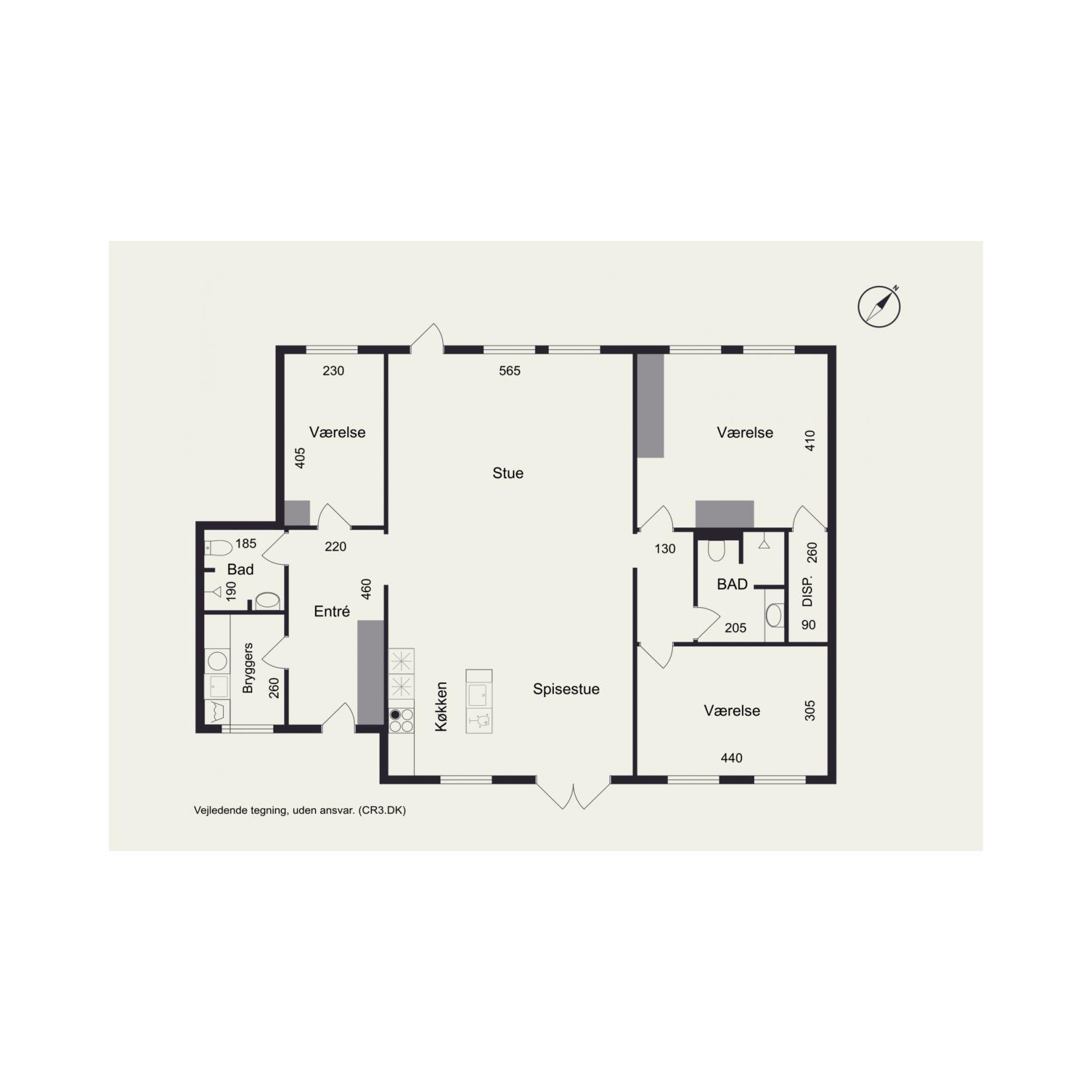 Plantegninger billede af Lejrvej 73, Kirke Værløse, 3500 Værløse