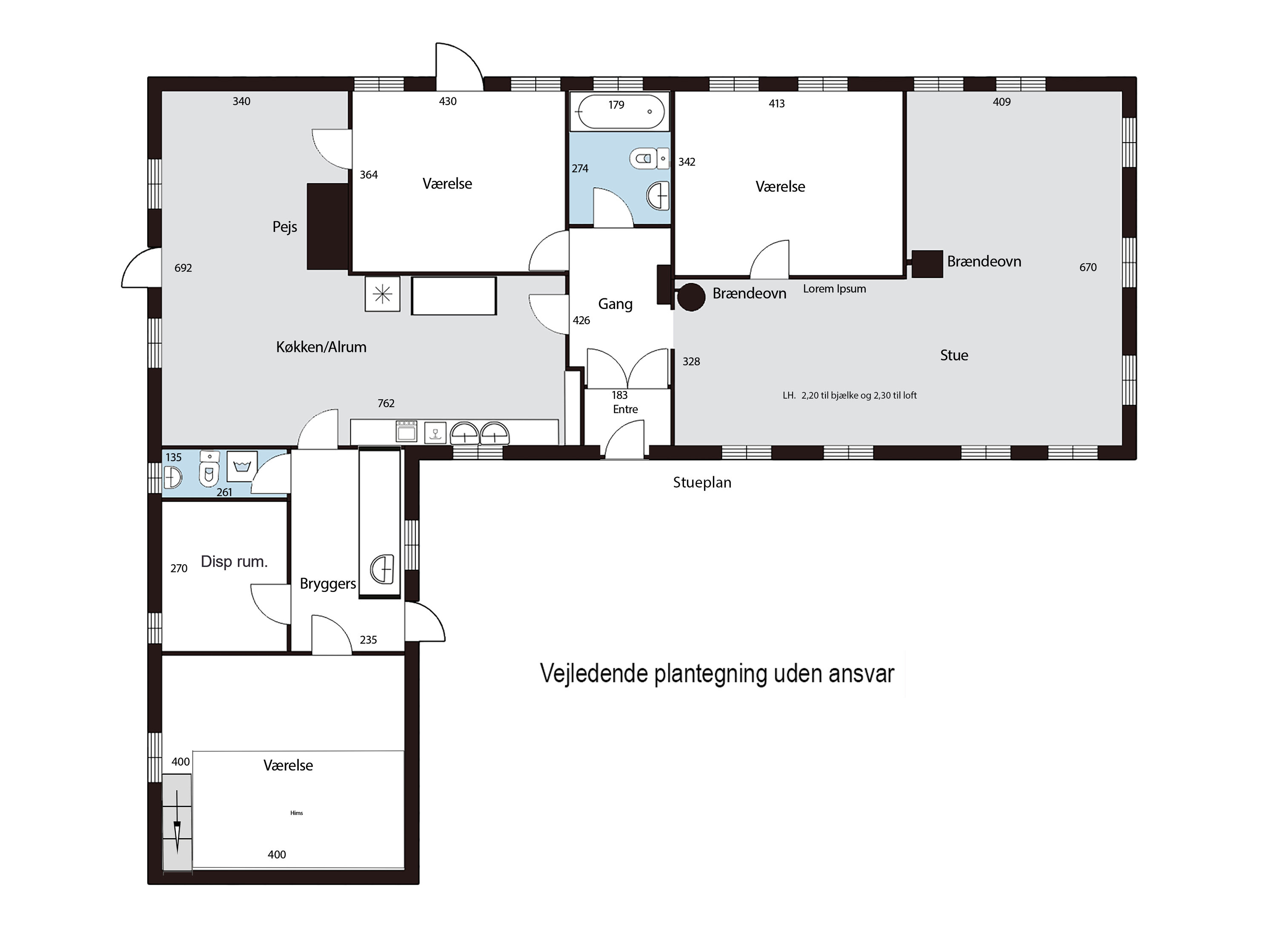 Plantegninger billede af Fåborgvej 64, Ådalen, 5620 Glamsbjerg