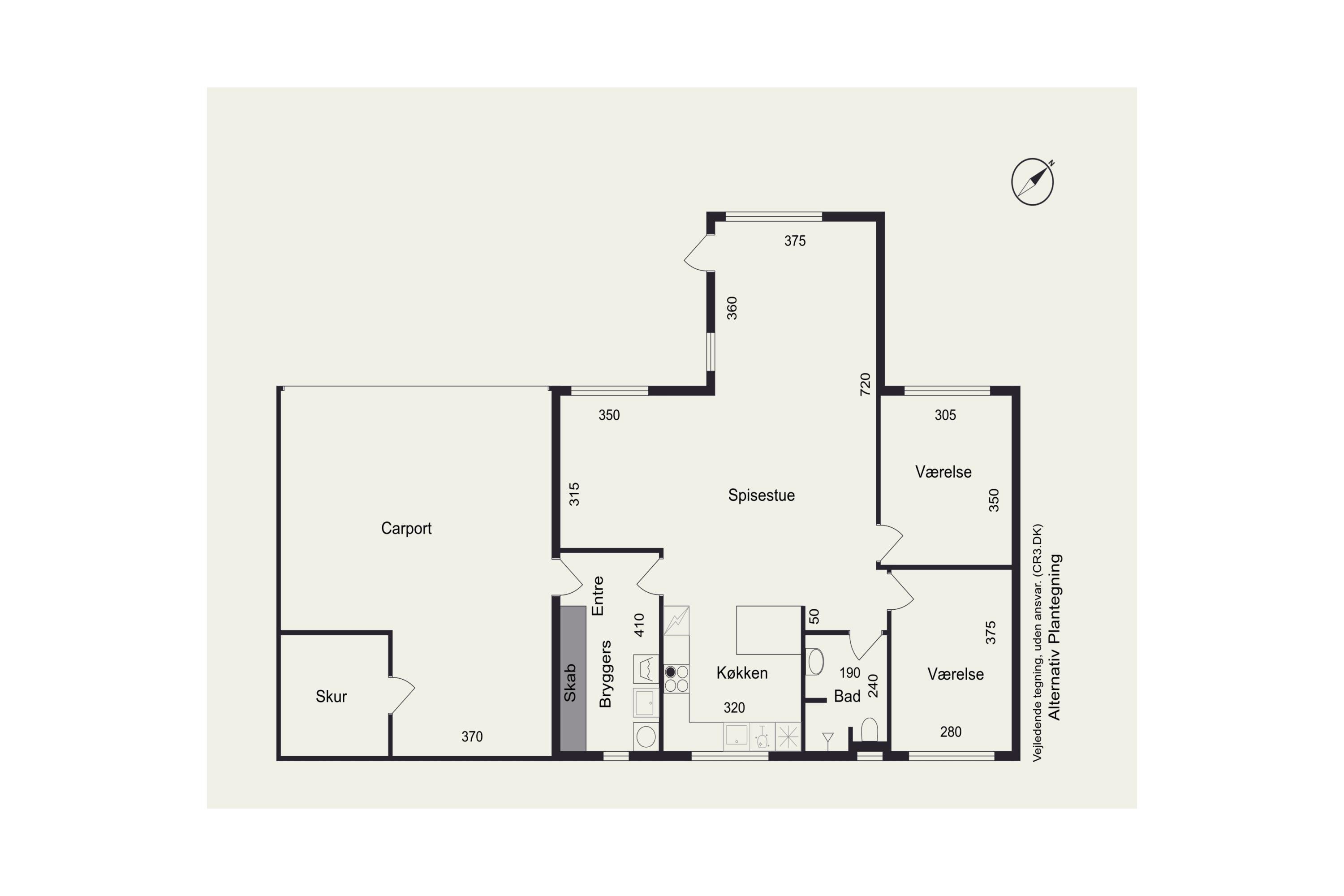 Plantegninger billede af Frugtlunden 65, 3450 Allerød
