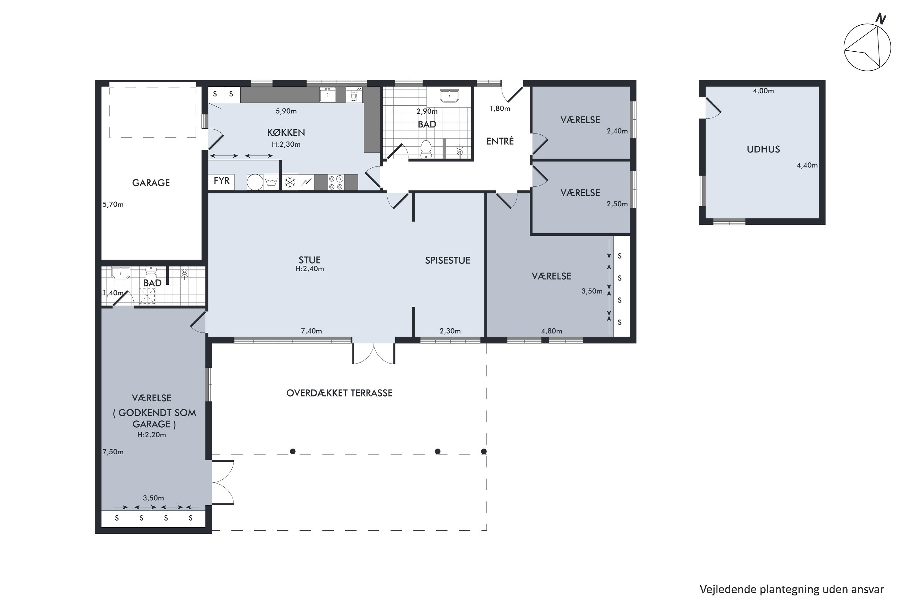 Plantegninger billede af Løvager 1, 2670 Greve