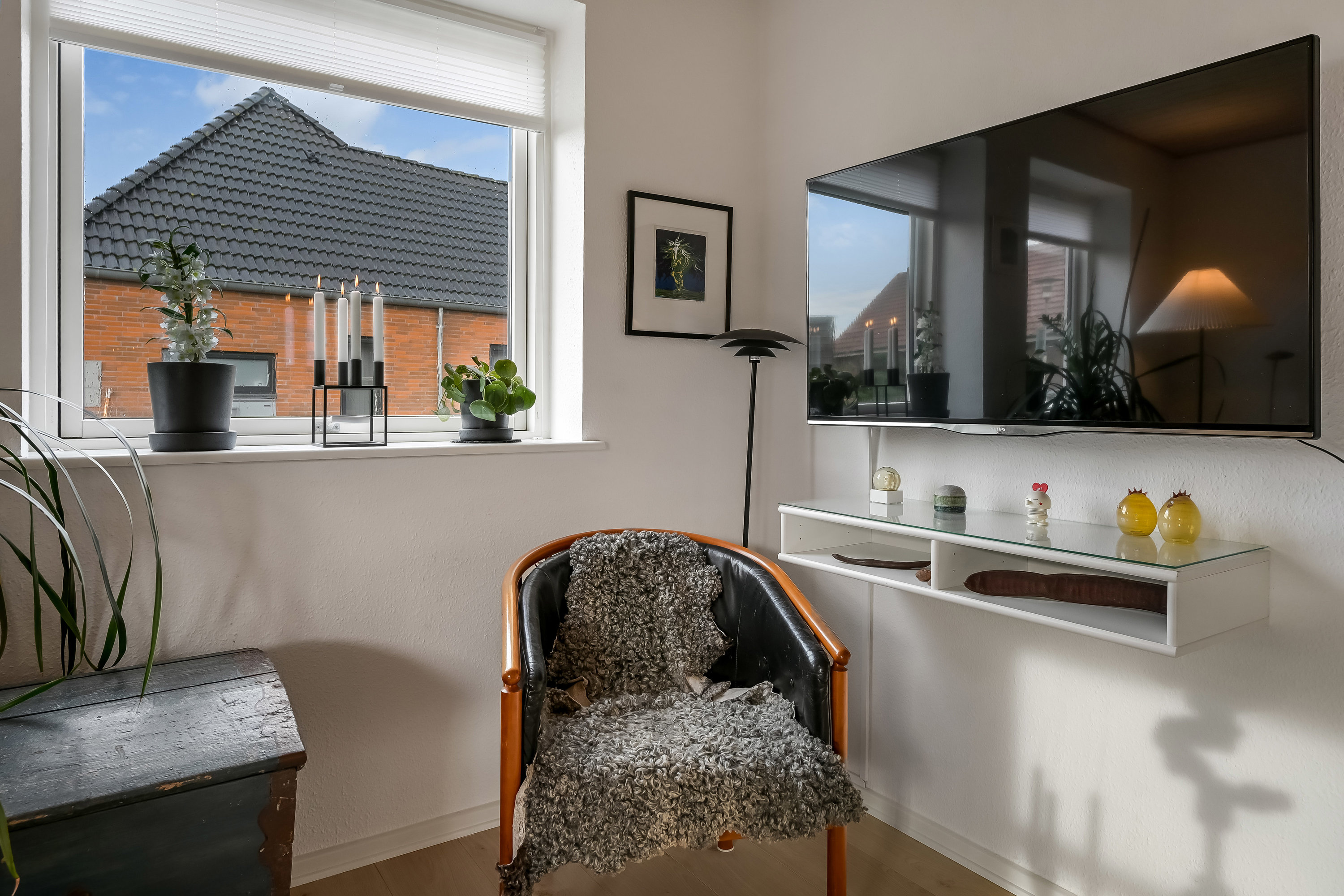 Fremhævet stue billede i fuldskærmstilstand. Billede af Spelmanns Toft 32, 6720 Fanø