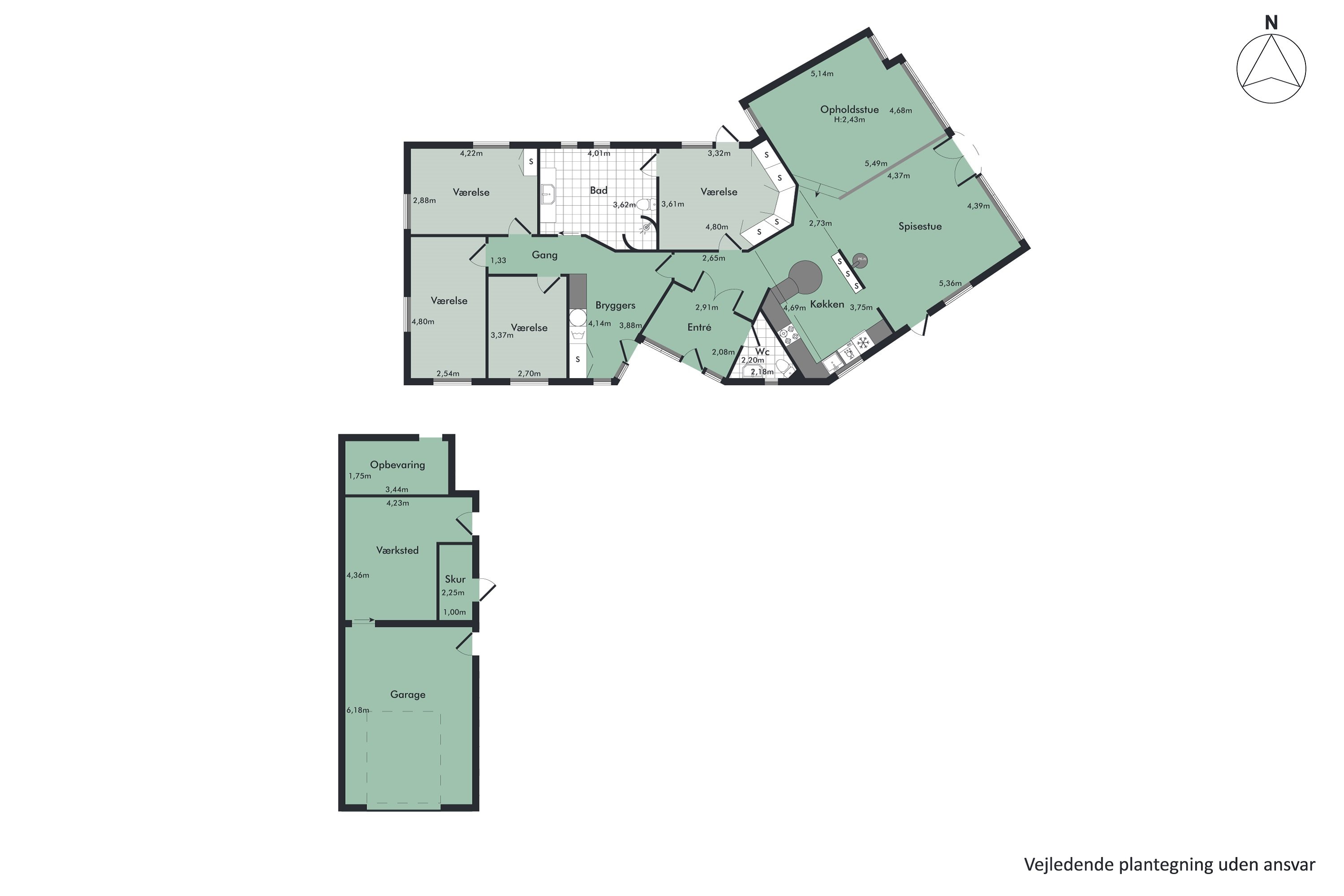 Plantegninger billede af Teglvænget 90, Als, 9560 Hadsund