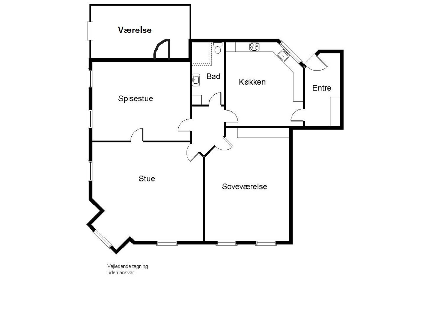 Plantegninger billede af Raadhustorvet 6C, 2. 3., 7900 Nykøbing M