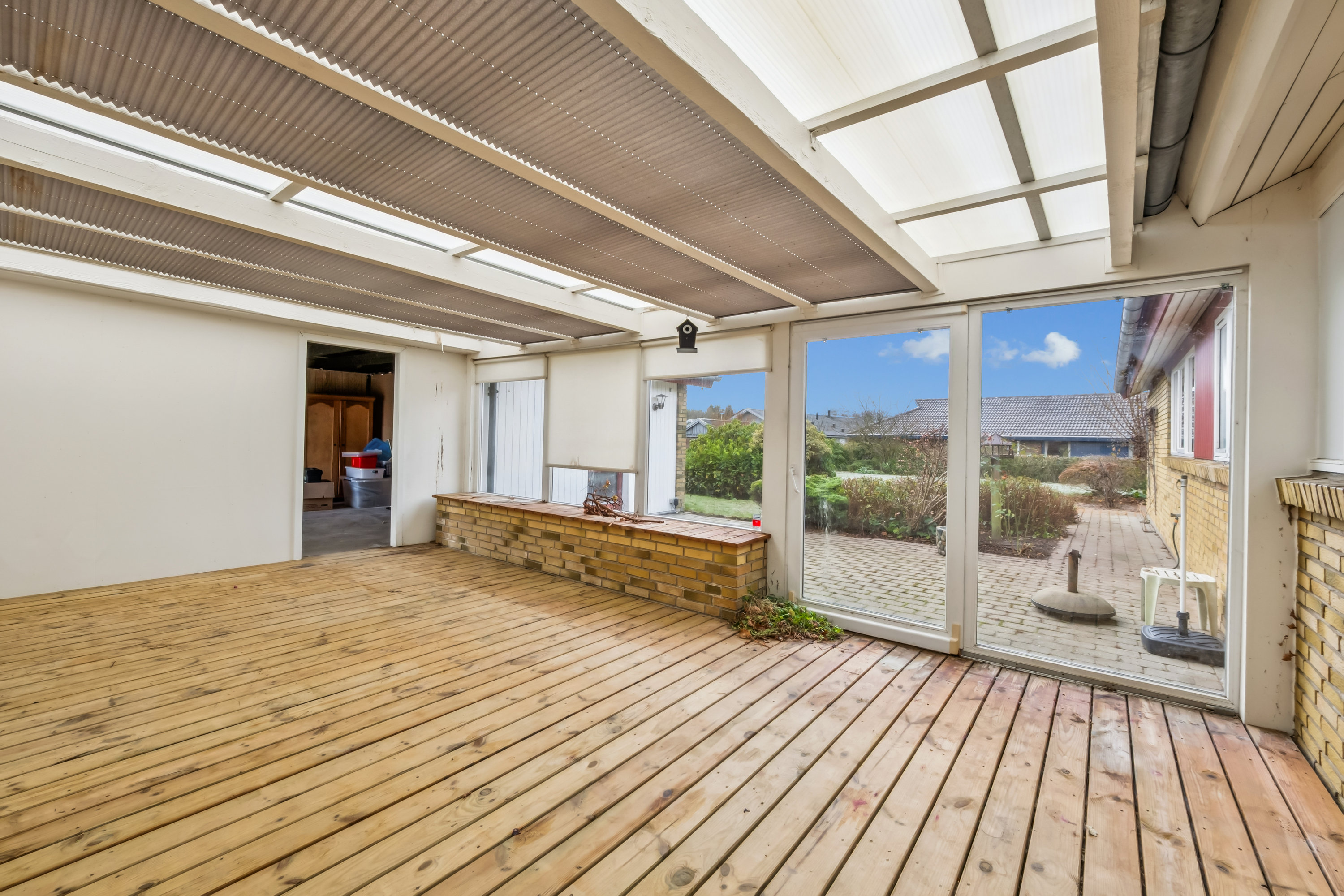 Fremhævet udestue billede i fuldskærmstilstand. Billede af Tjørnevænget 42, 7800 Skive