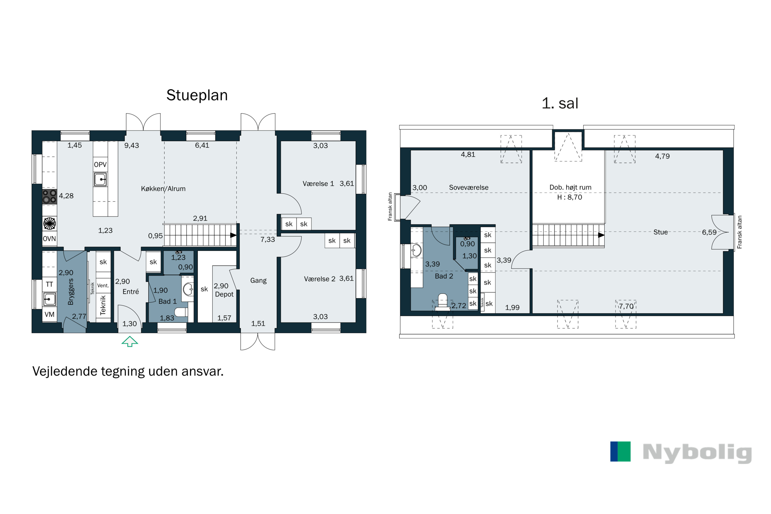 Plantegninger billede af Skovkrogen 8, 3450 Allerød