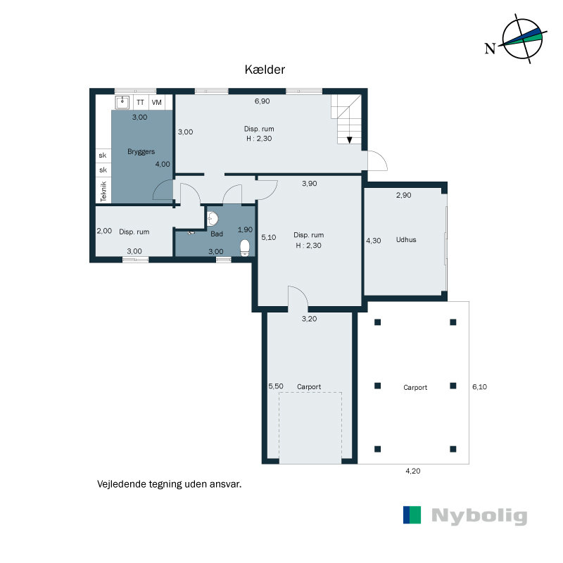 Plantegninger billede af Gammel Køge Landevej 759, 2660 Brøndby Strand