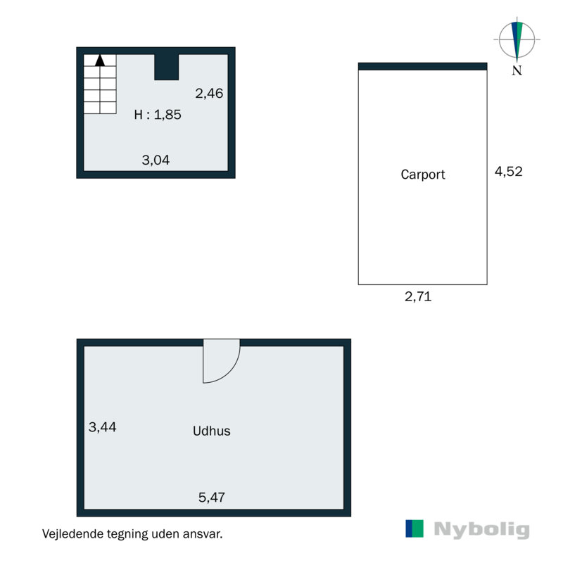 Plantegninger billede af Strandvejen 9, Saksild, 8300 Odder