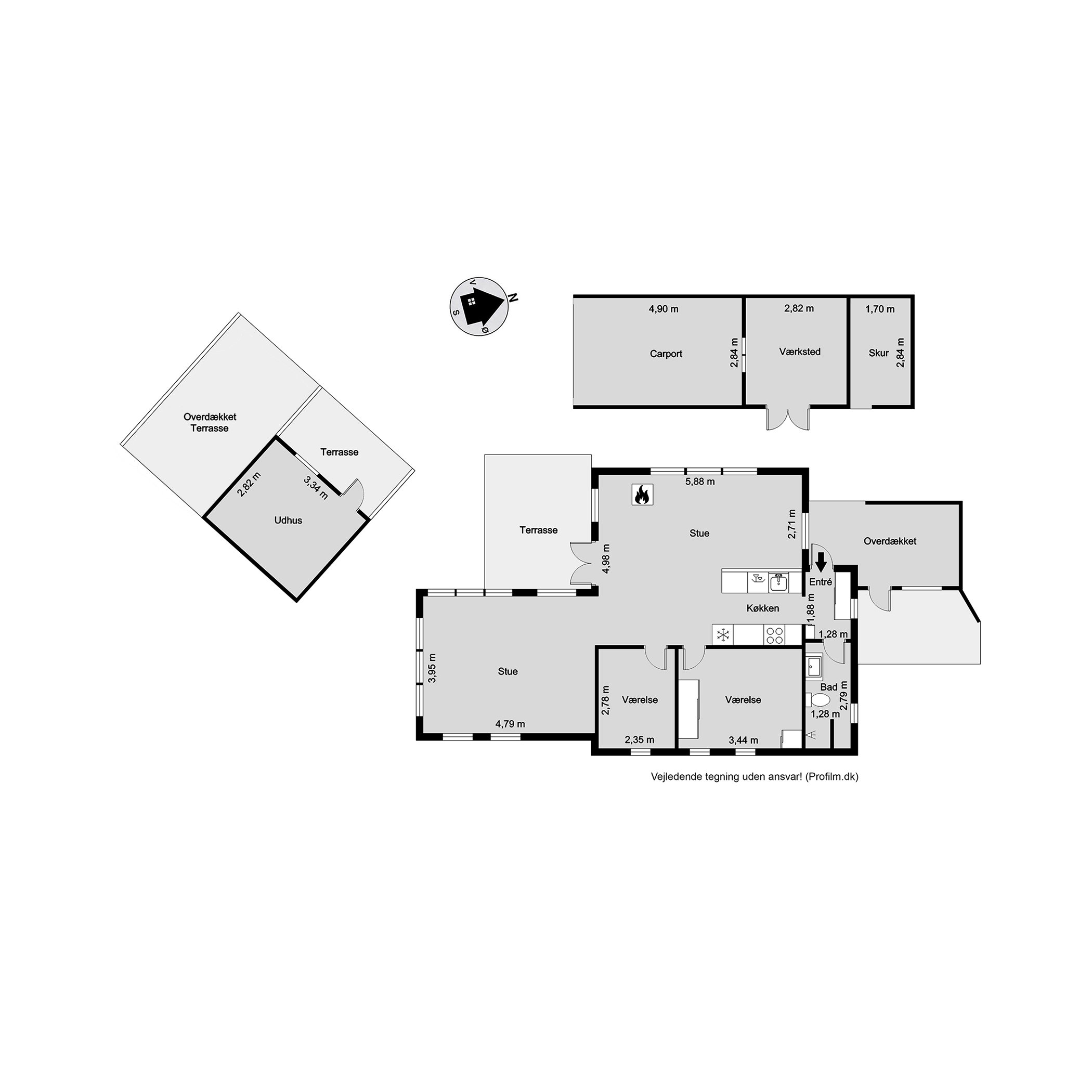 Plantegninger billede af Lavningen 8, Mindegården, 6094 Hejls