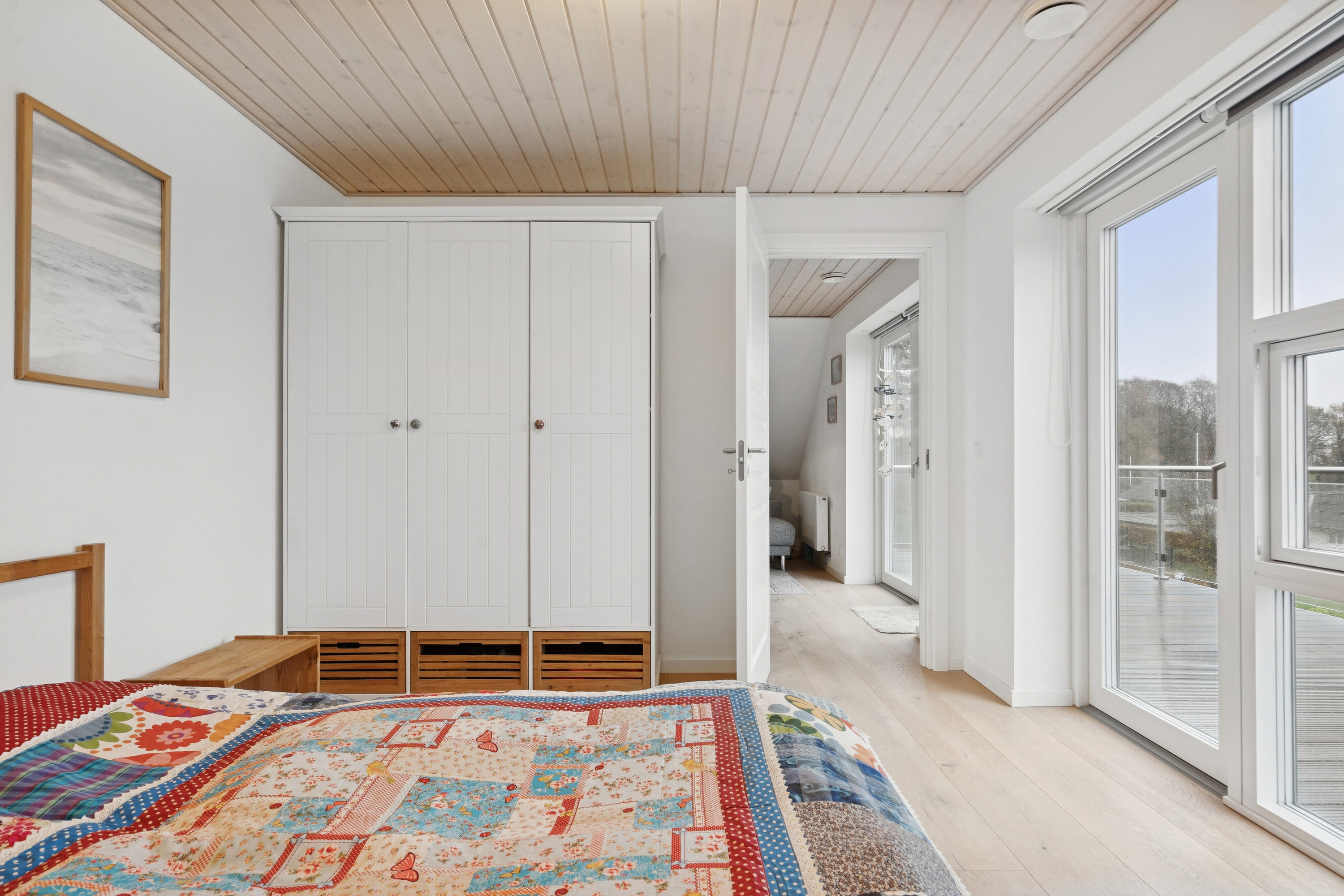 Fremhævet soveværelse billede i fuldskærmstilstand. Billede af Musvitvej 6, Kollund, 6340 Kruså