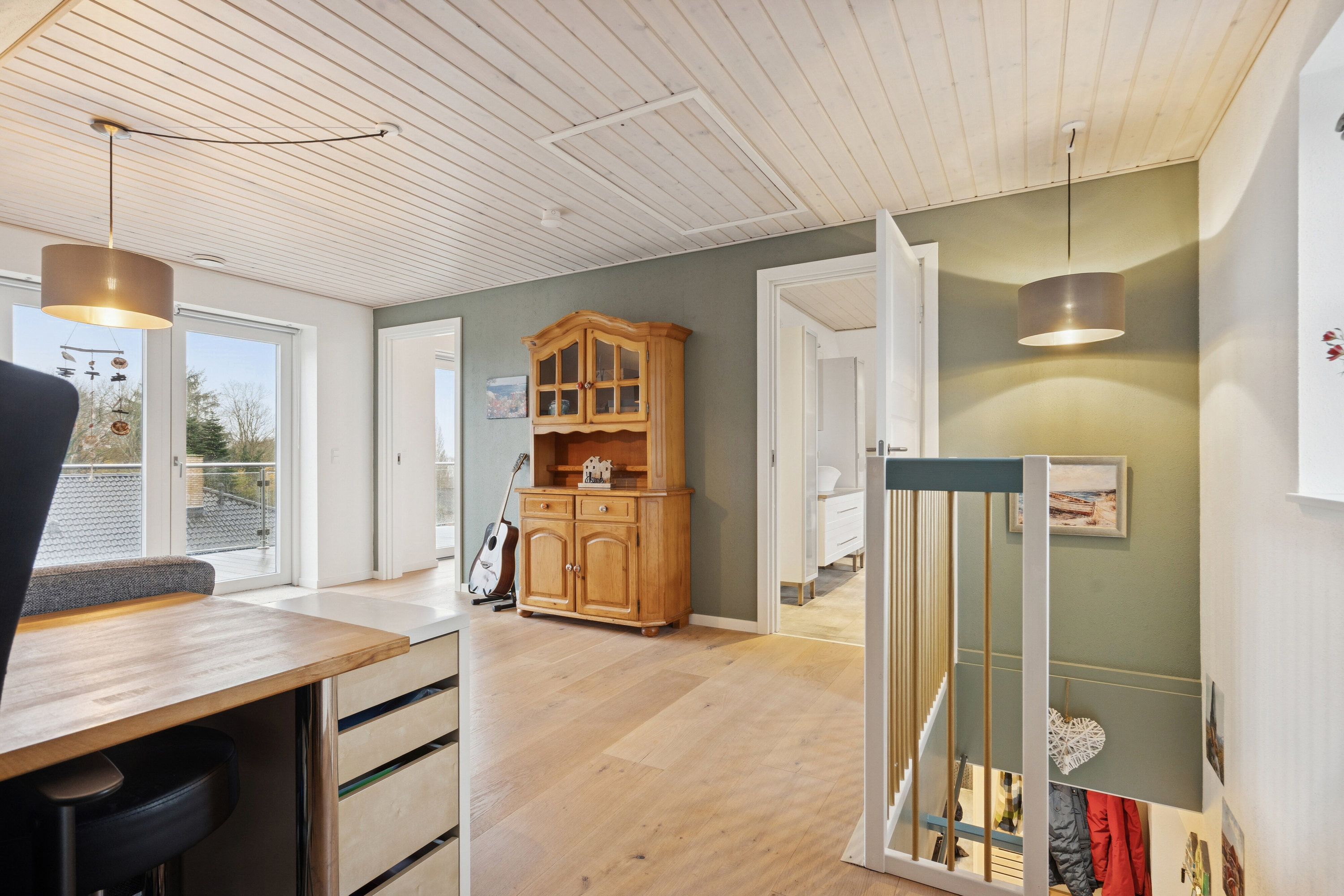 Fremhævet stue billede i fuldskærmstilstand. Billede af Musvitvej 6, Kollund, 6340 Kruså