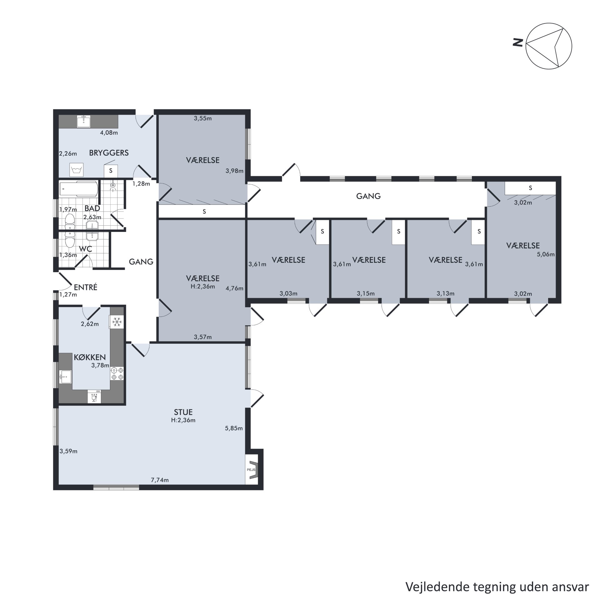 Plantegninger billede af Kanehaven 8, 8240 Risskov
