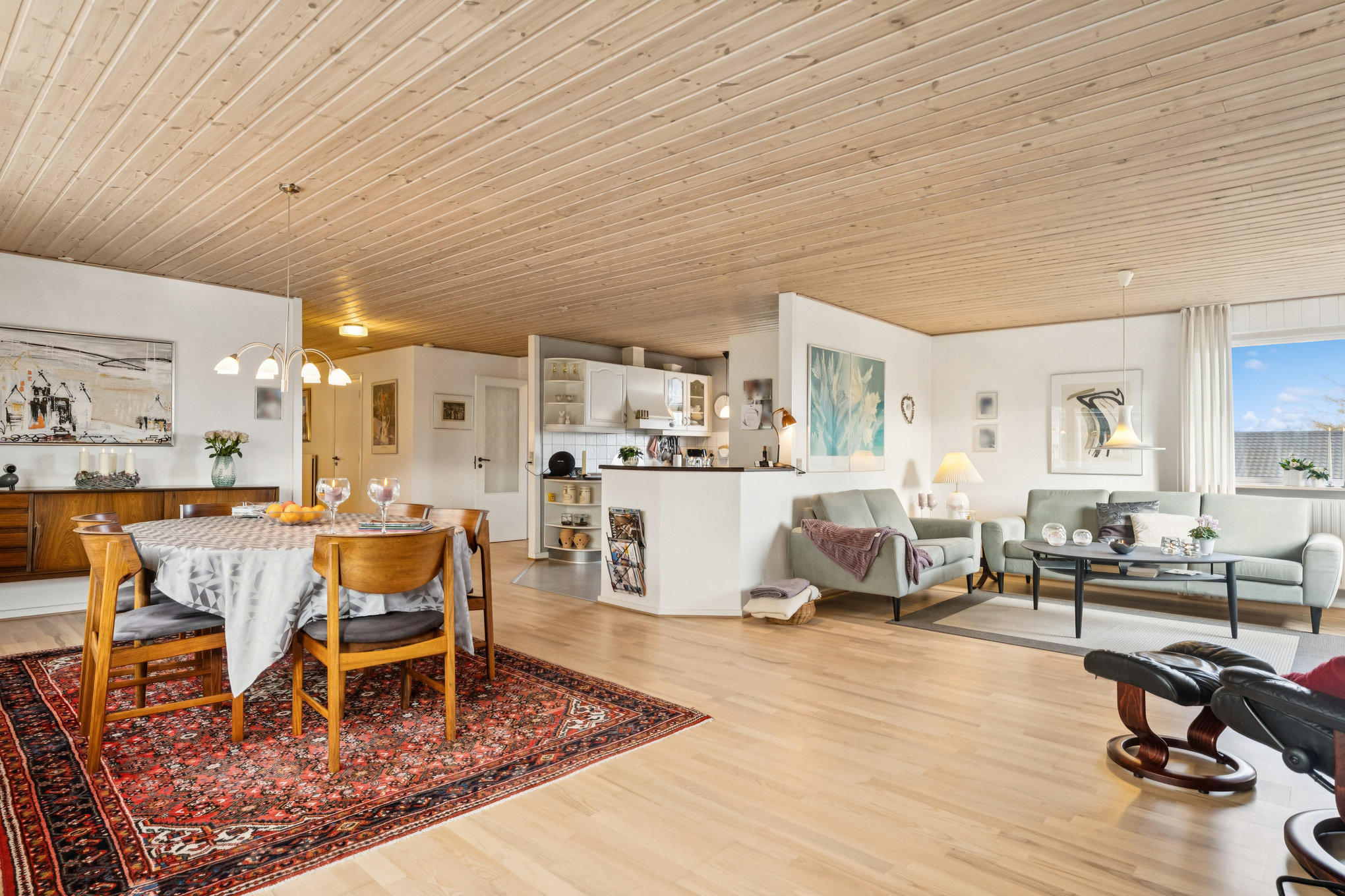 Fremhævet stue billede i fuldskærmstilstand. Billede af Fjordbakken 4, Mellerup, 8930 Randers NØ