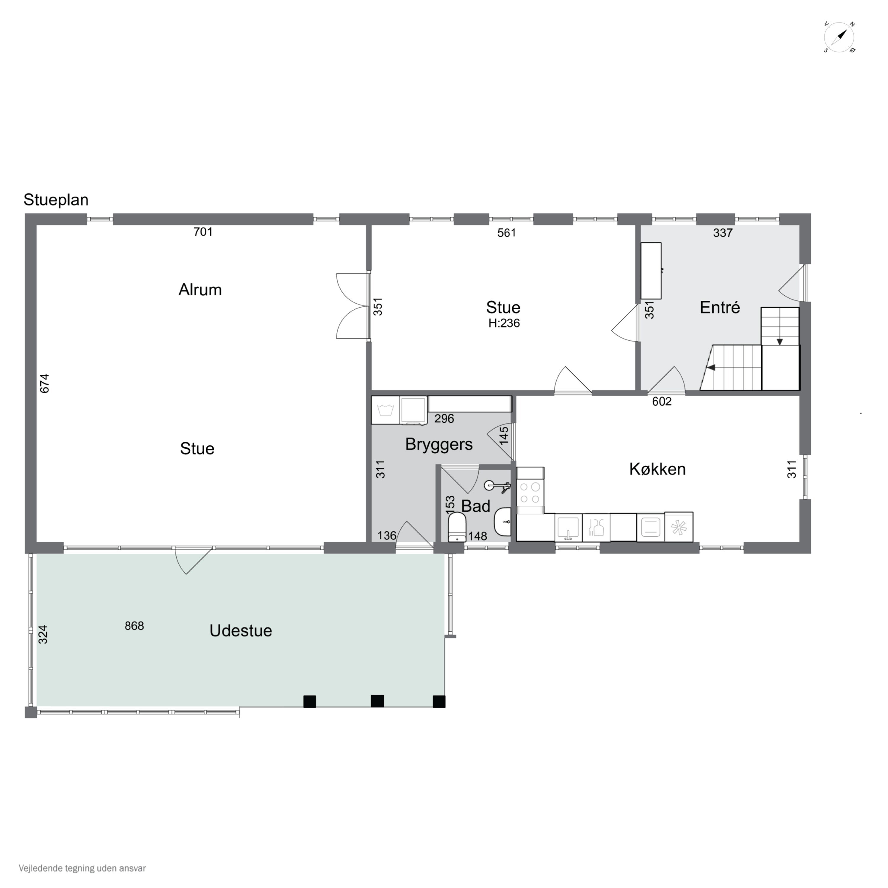 Plantegninger billede af Funder Kirkevej 9, 8600 Silkeborg