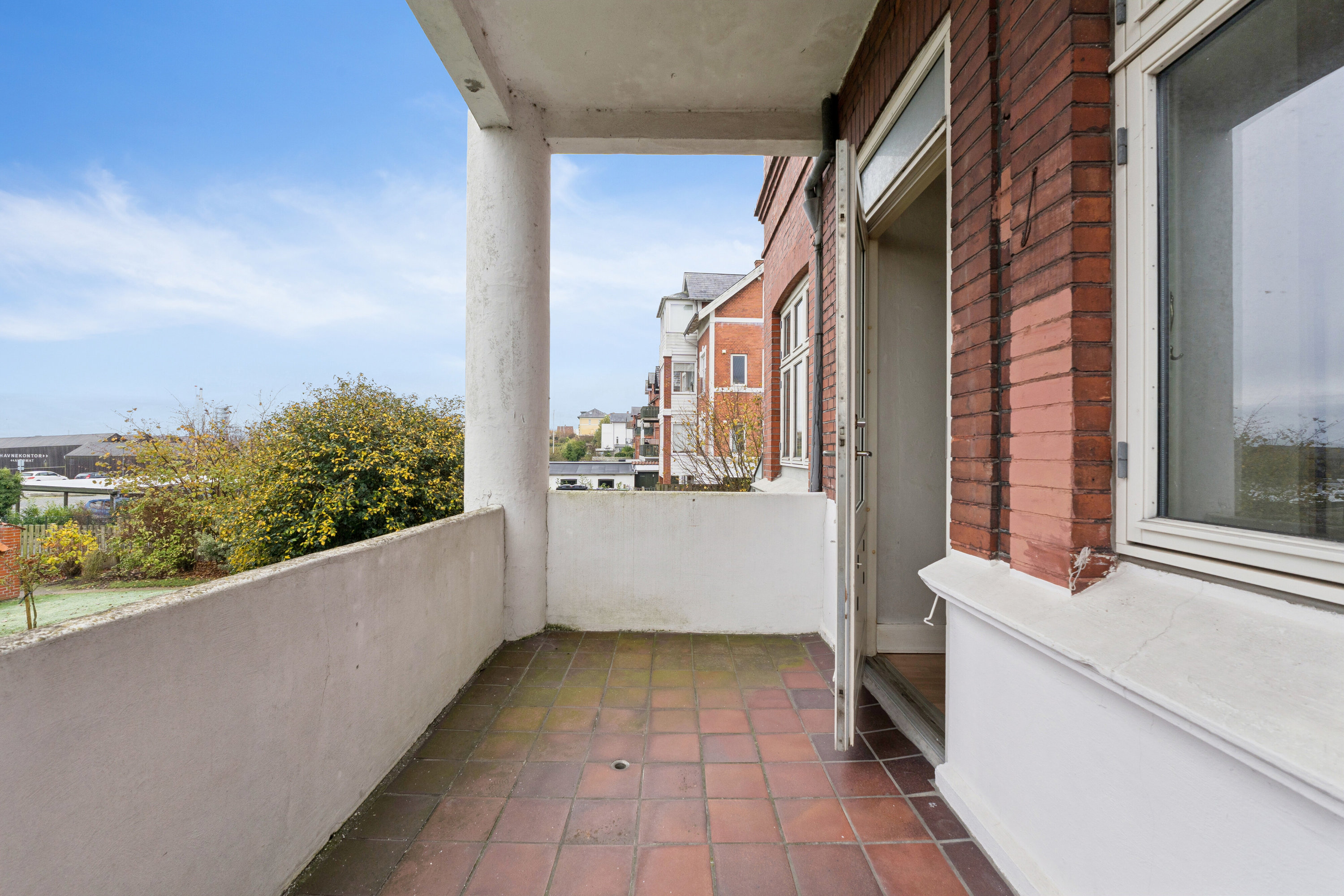 Fremhævet altan billede i fuldskærmstilstand. Billede af Dyrehavevej 21, 5800 Nyborg