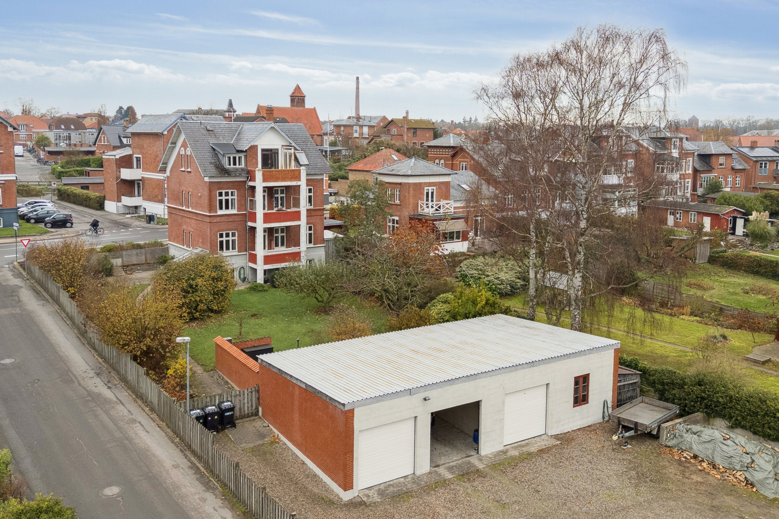 Miniaturebillede 2: luftfoto. Billede af Dyrehavevej 21, 5800 Nyborg