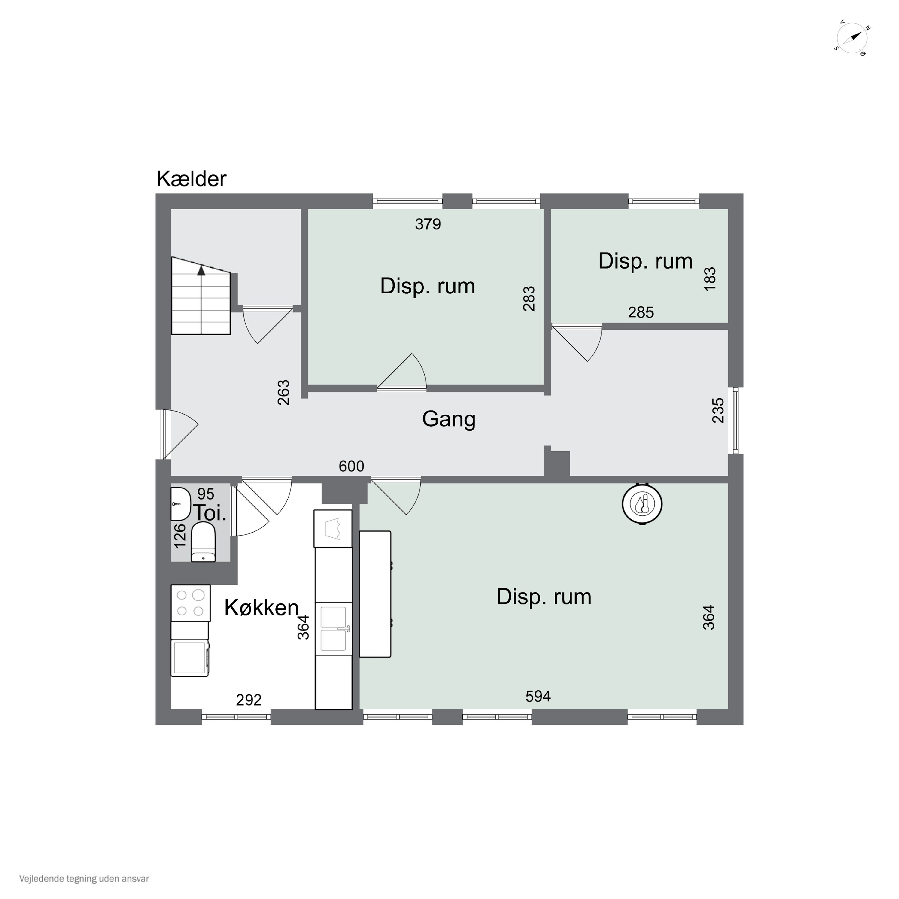Plantegninger billede af Dyrehavevej 21, 5800 Nyborg