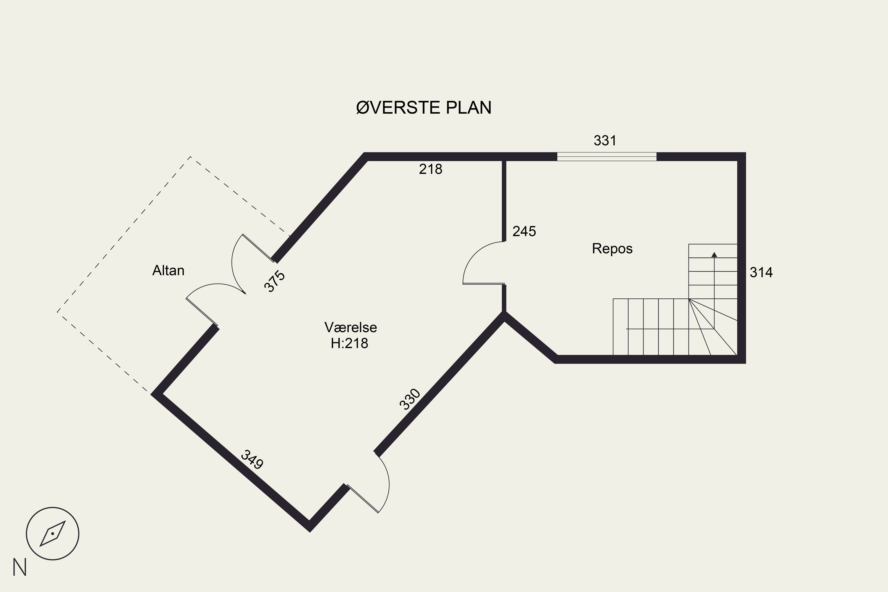 Plantegninger billede af Fredensvej 2, 2. th., 8260 Viby J