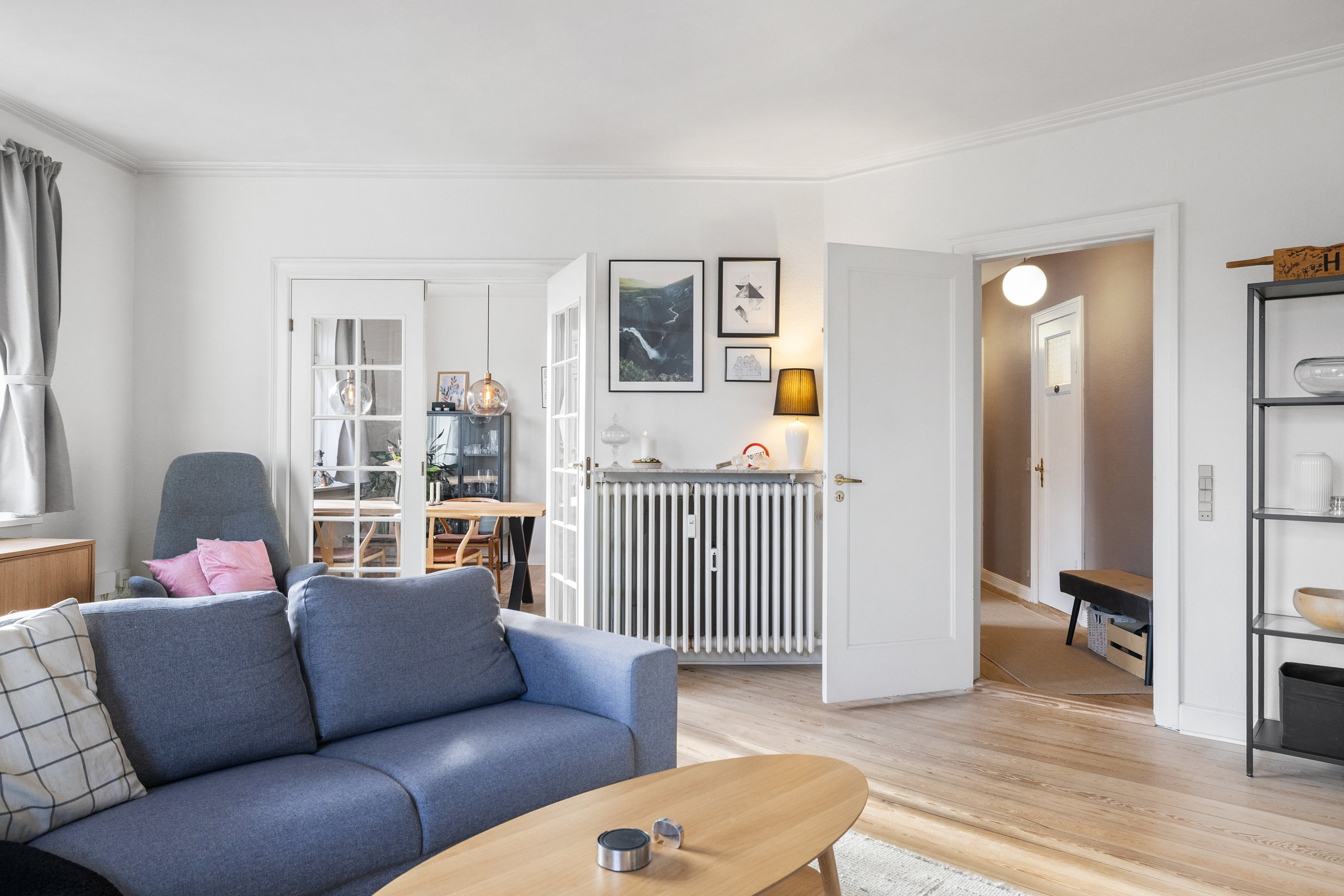 Fremhævet stue billede i fuldskærmstilstand. Billede af Fredensvej 2, 2. th., 8260 Viby J