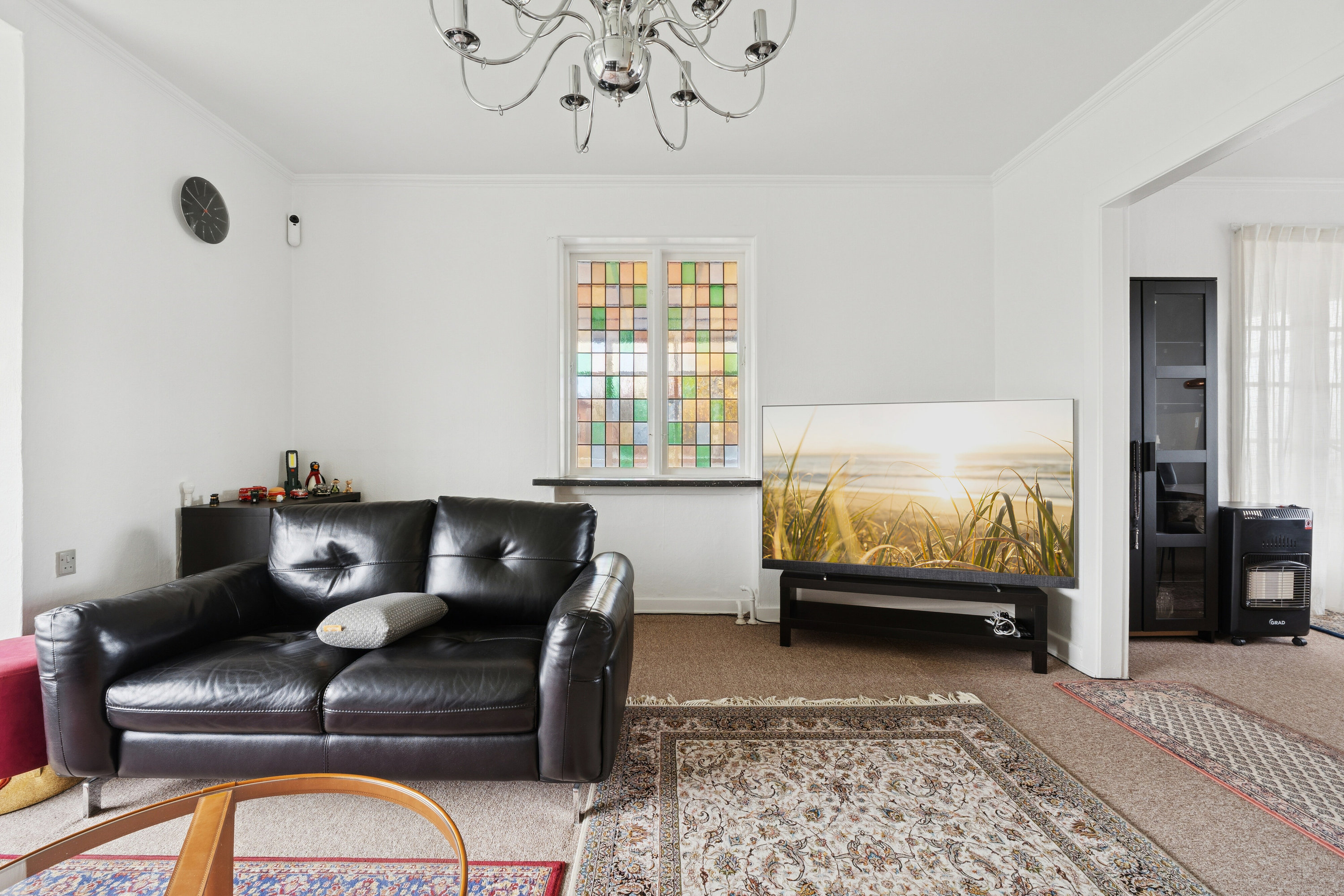 Fremhævet stue billede i fuldskærmstilstand. Billede af Kærbyvej 146, 2610 Rødovre