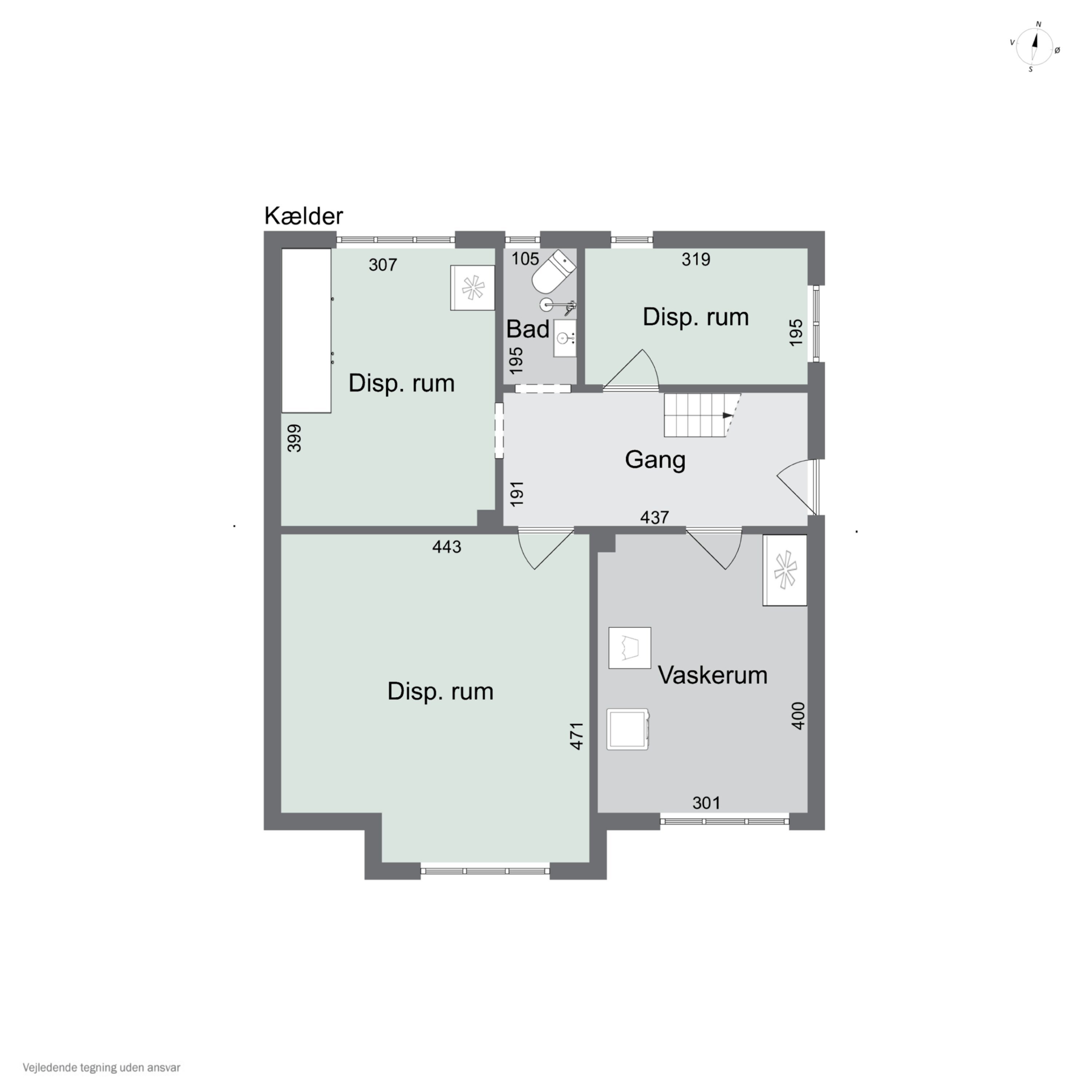 Plantegninger billede af Kærbyvej 146, 2610 Rødovre