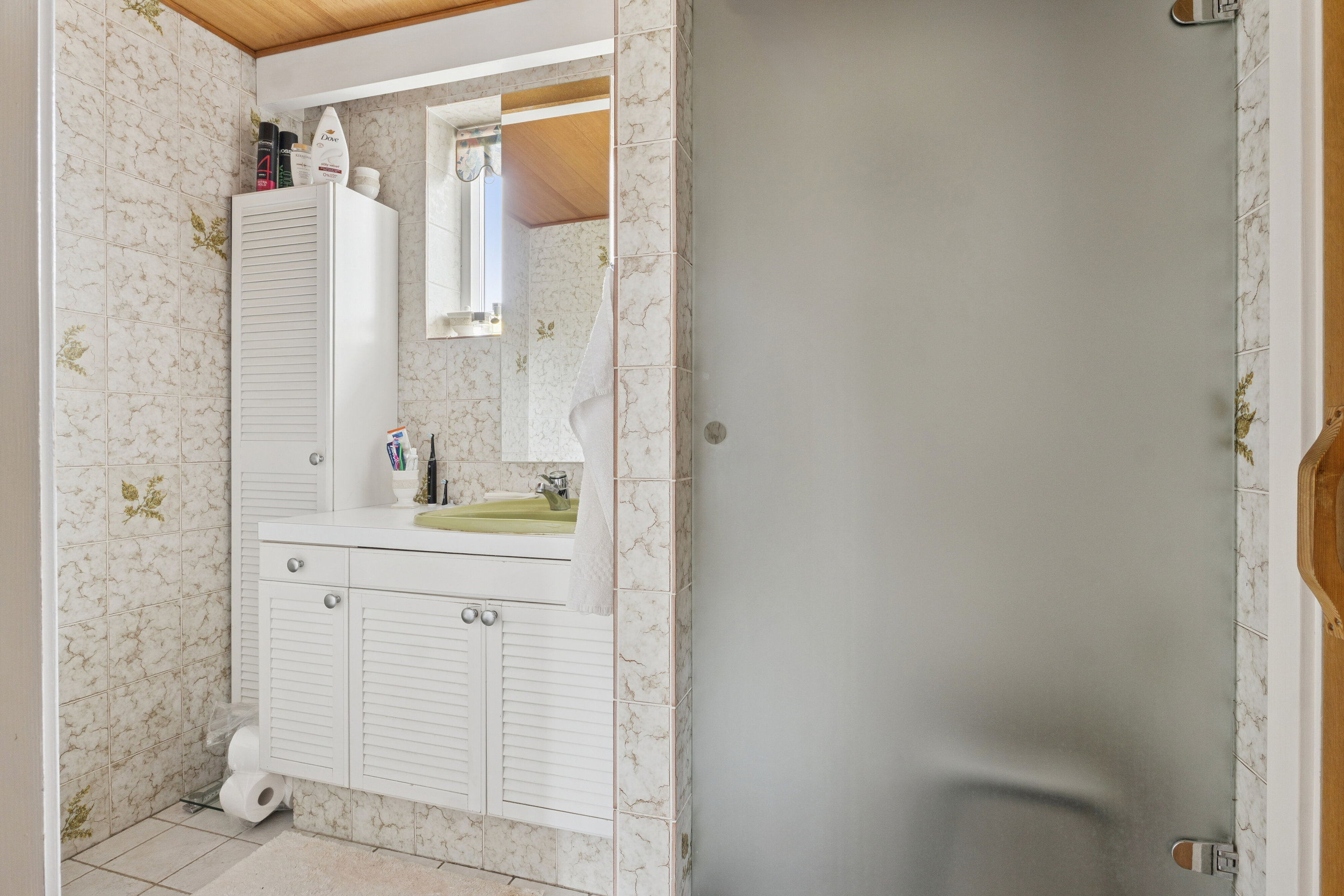 Fremhævet badeværelse billede i fuldskærmstilstand. Billede af Vegavej 6, 4200 Slagelse