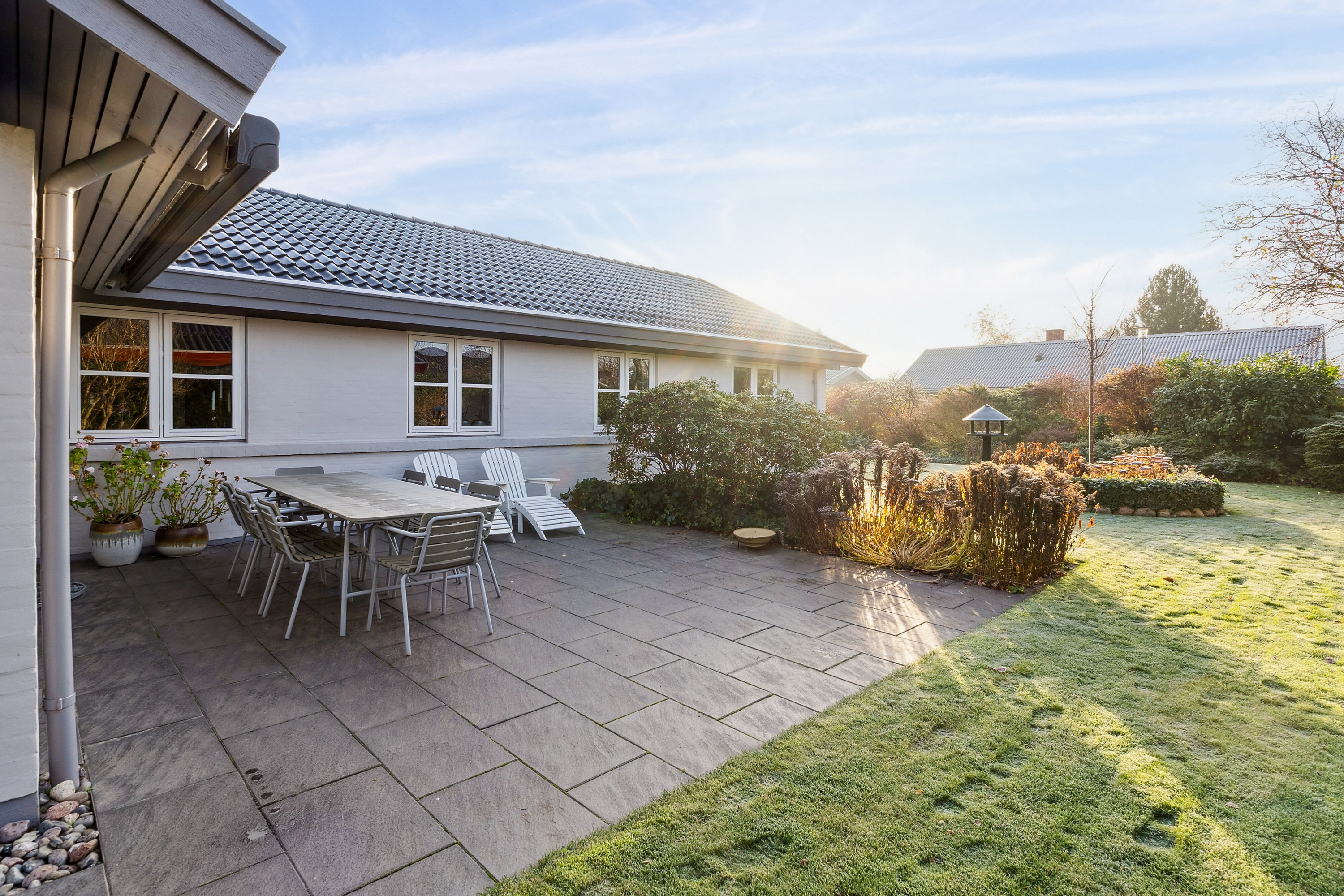 Fremhævet terrasse billede i fuldskærmstilstand. Billede af Vingeager 9, 2600 Glostrup