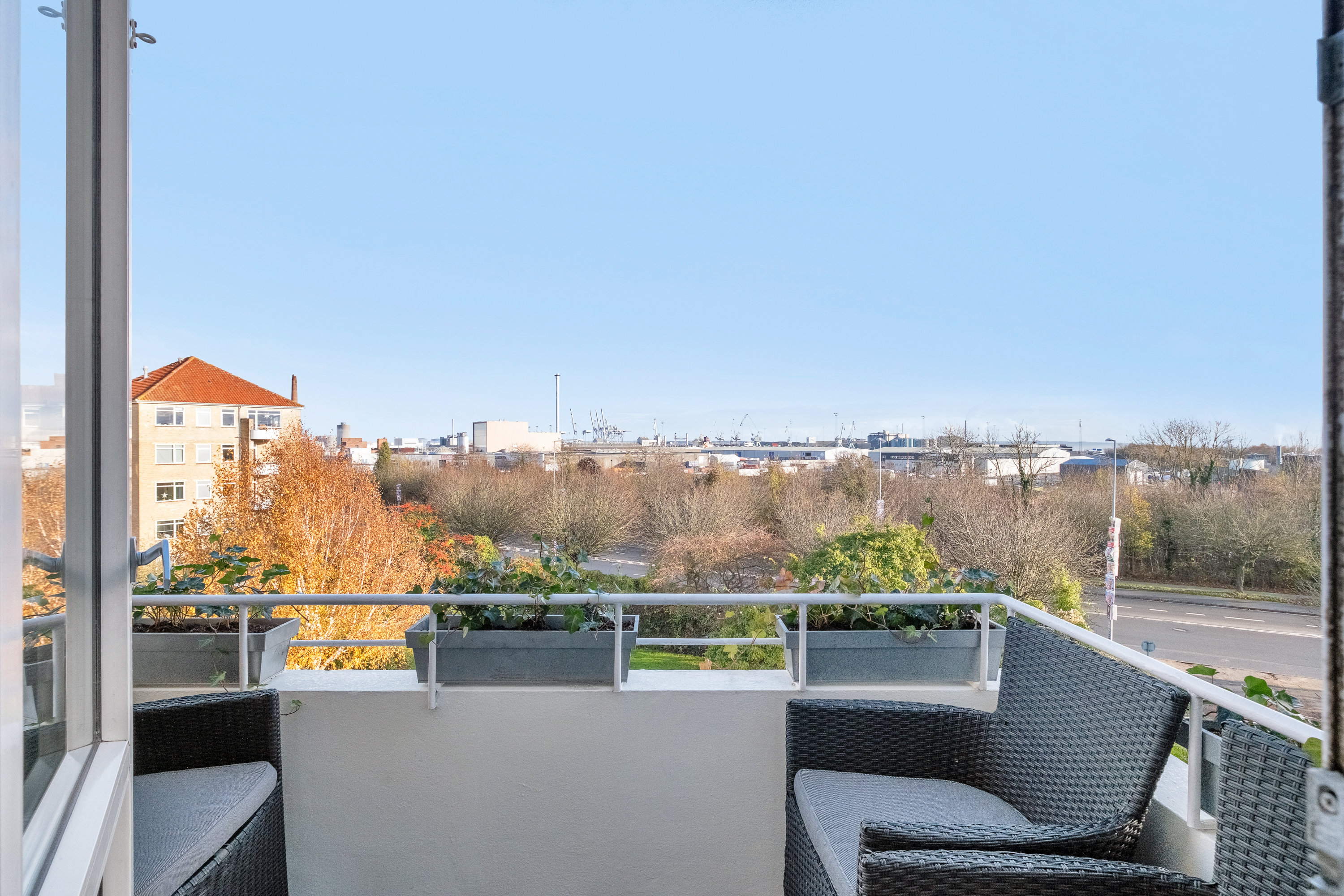 Fremhævet altan billede i fuldskærmstilstand. Billede af Kildegården 11, 2. th., 8000 Aarhus C