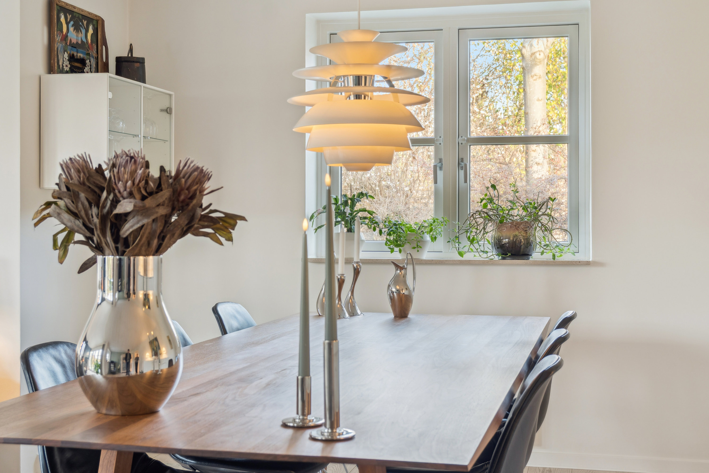 Fremhævet spisestue billede i fuldskærmstilstand. Billede af Vingeager 9, 2600 Glostrup