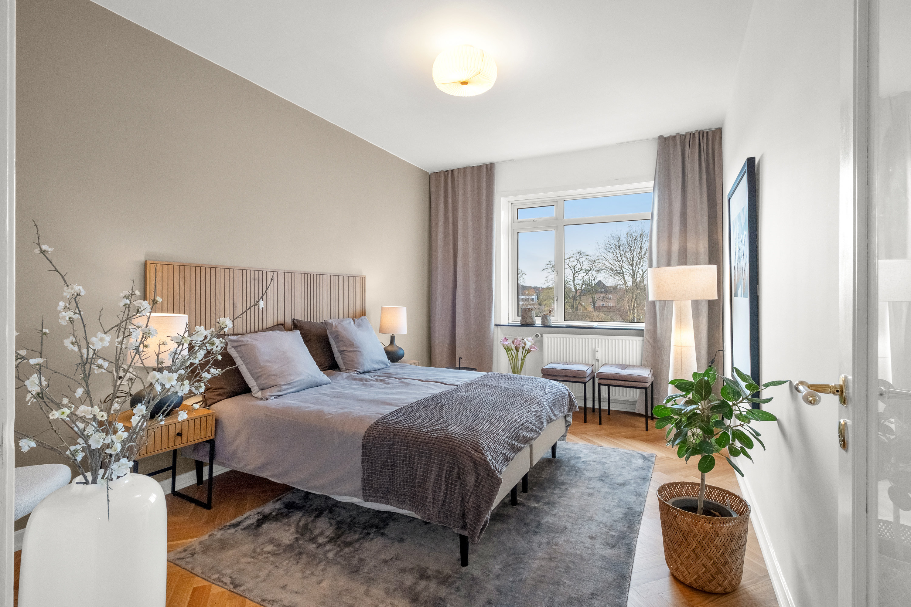 Fremhævet soveværelse billede i fuldskærmstilstand. Billede af Kildegården 11, 2. th., 8000 Aarhus C