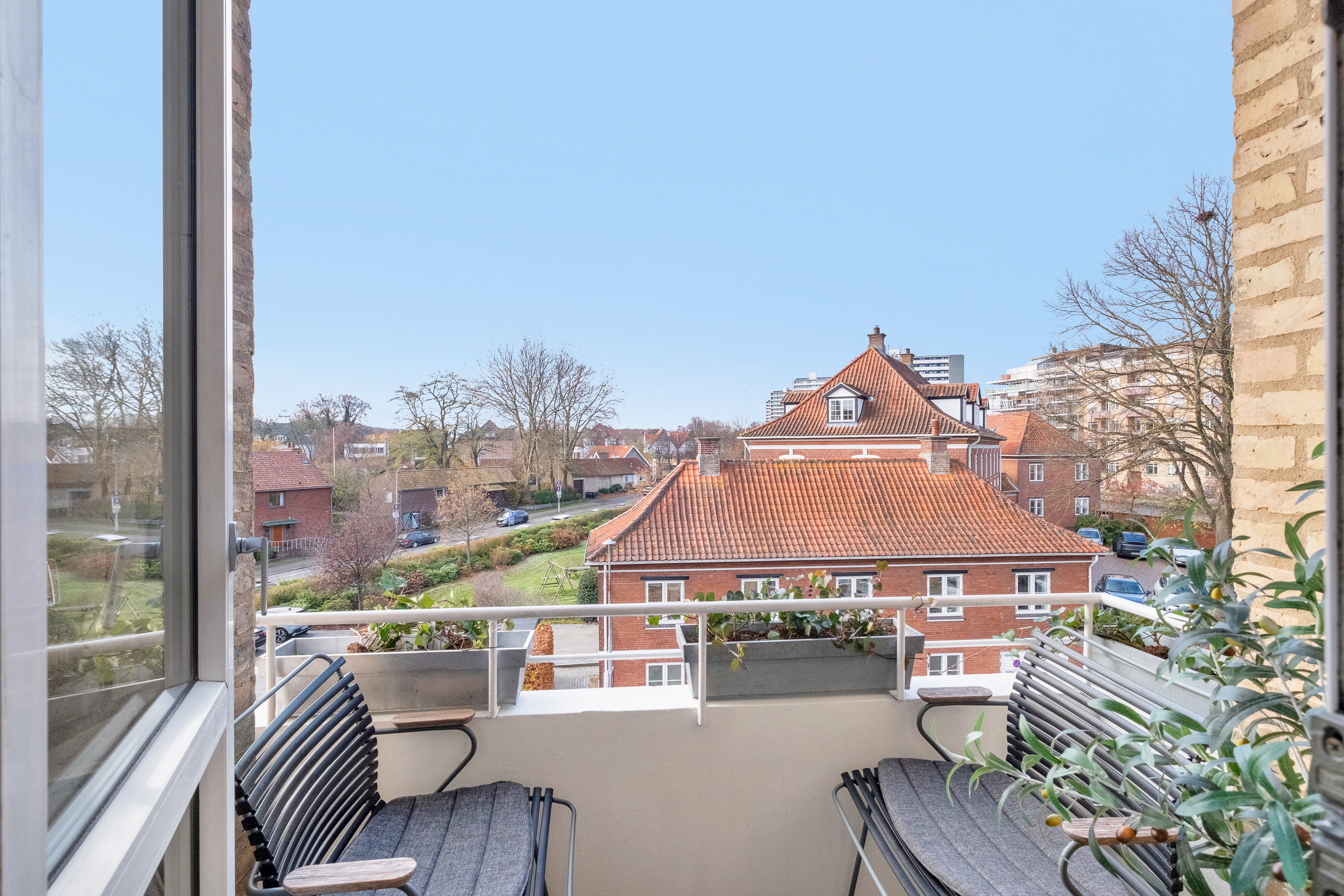 Fremhævet altan billede i fuldskærmstilstand. Billede af Kildegården 11, 2. th., 8000 Aarhus C