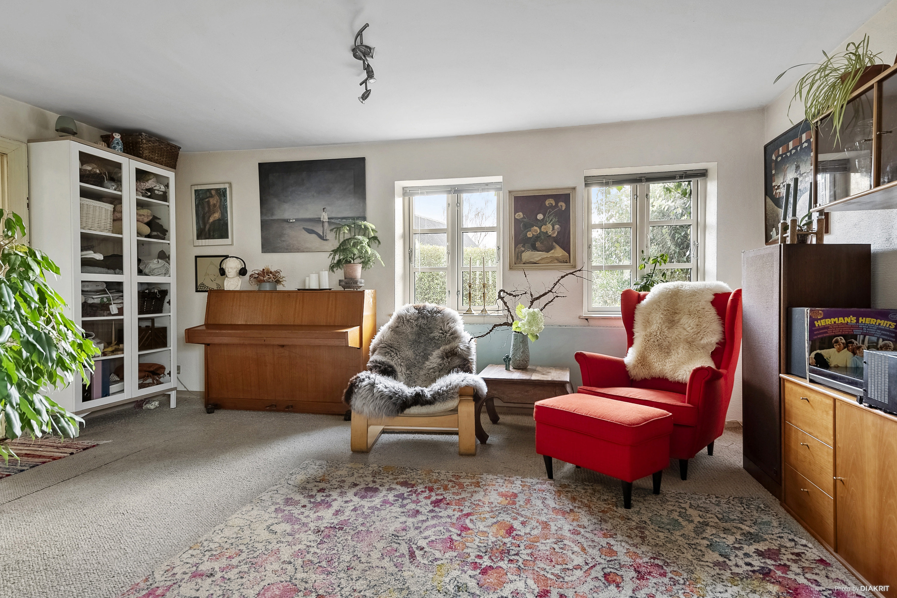 Fremhævet stue billede i fuldskærmstilstand. Billede af Strandvejen 9, Saksild, 8300 Odder