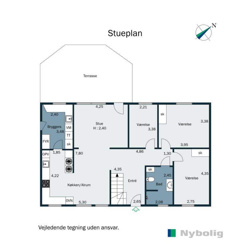 Plantegninger billede af Villesholmvænget 8, 6621 Gesten