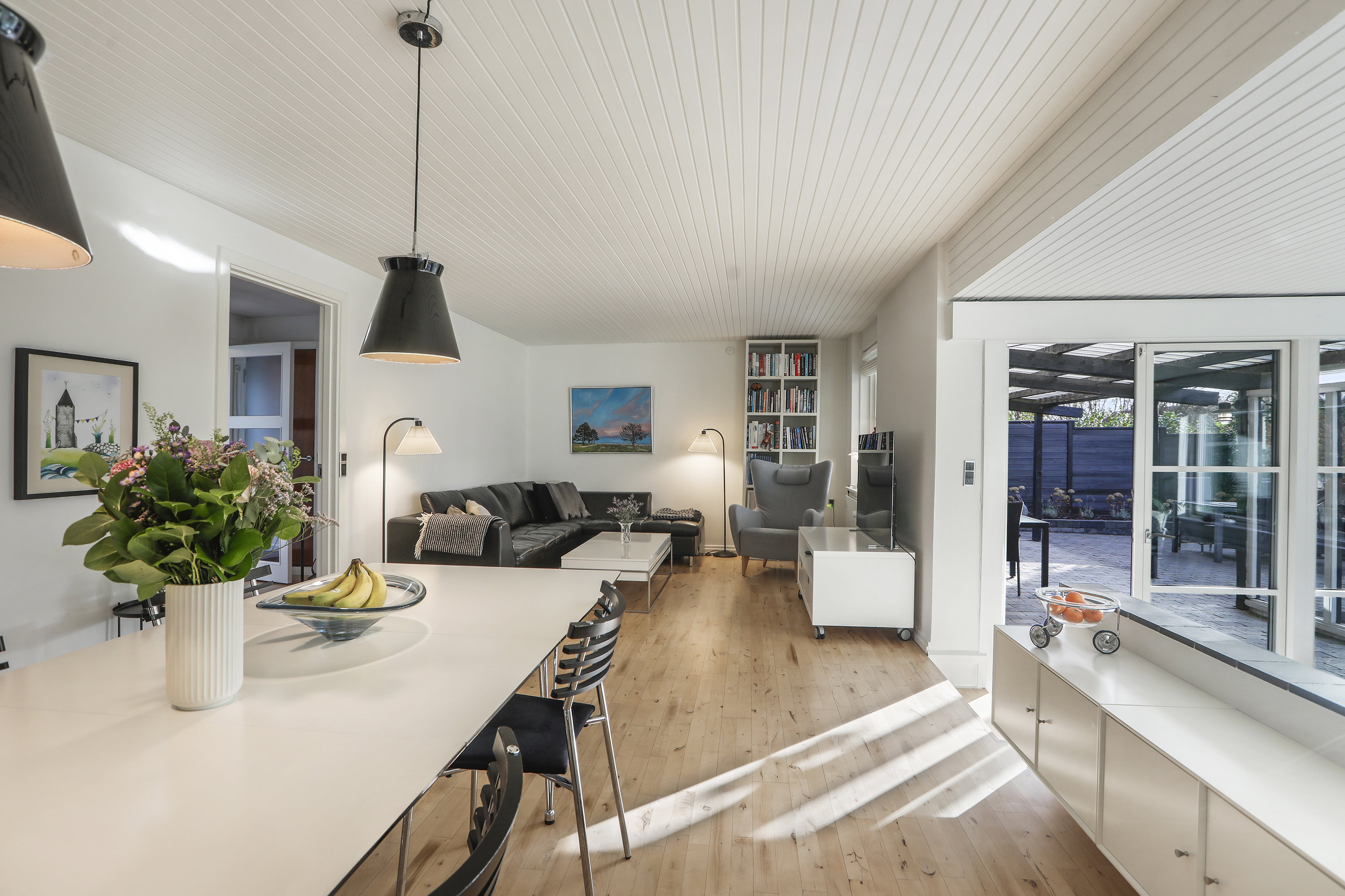 Fremhævet stue billede i fuldskærmstilstand. Billede af Vibyvej 5, 2740 Skovlunde