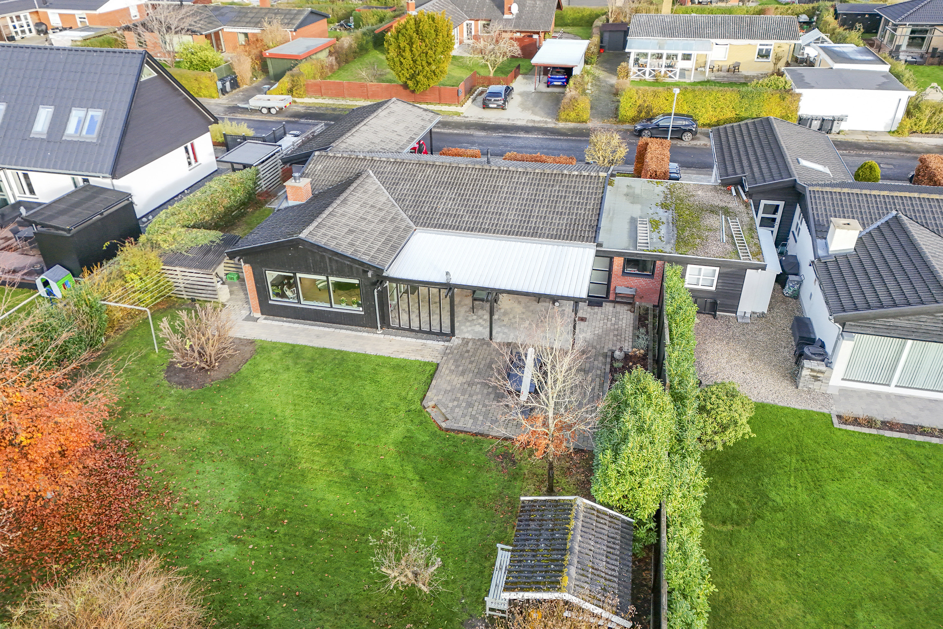 Fremhævet set fra oven billede i fuldskærmstilstand. Billede af Vibyvej 5, 2740 Skovlunde