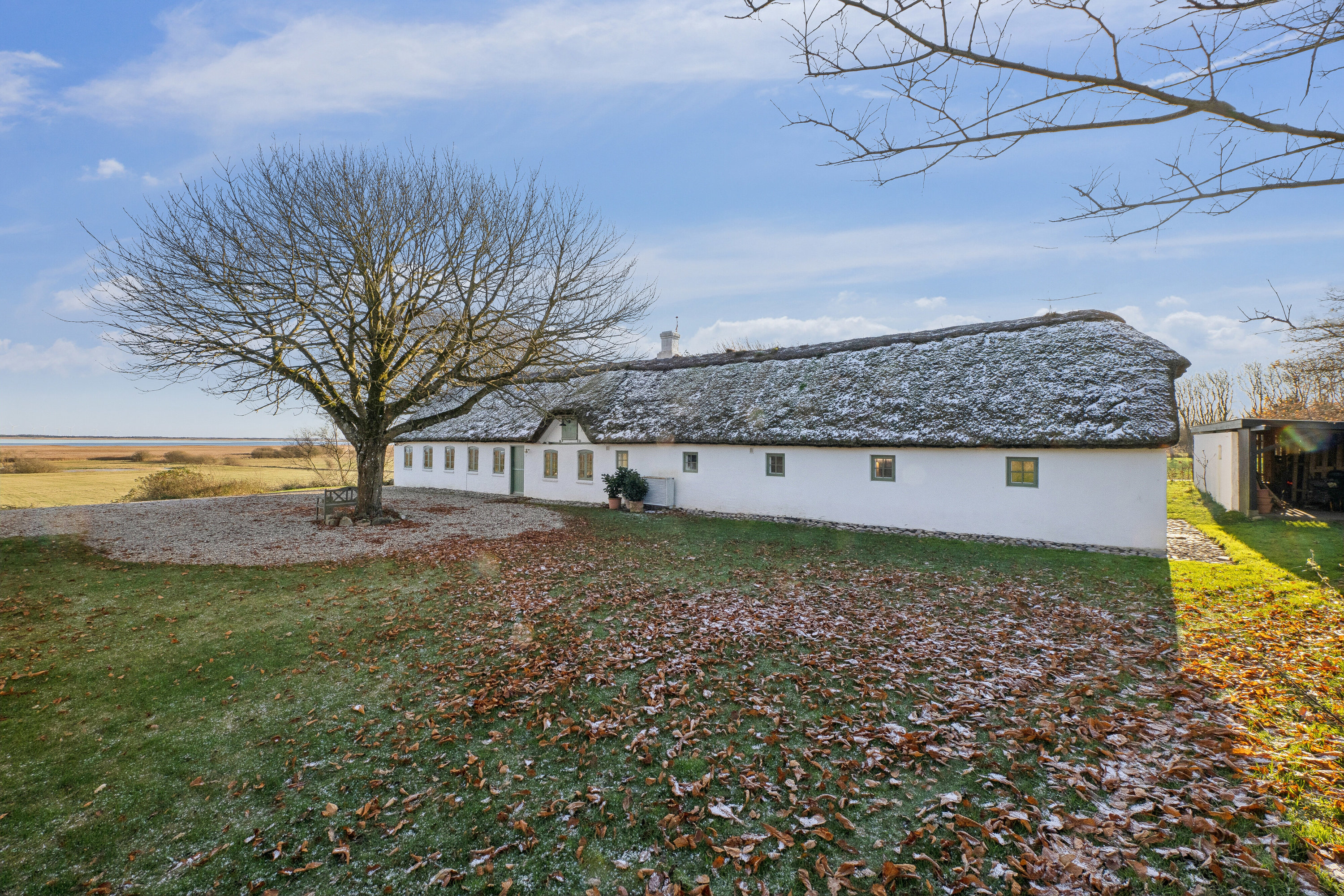 Fremhævet set fra haven billede i fuldskærmstilstand. Billede af Lyngevej 30, Lynge, 7741 Frøstrup