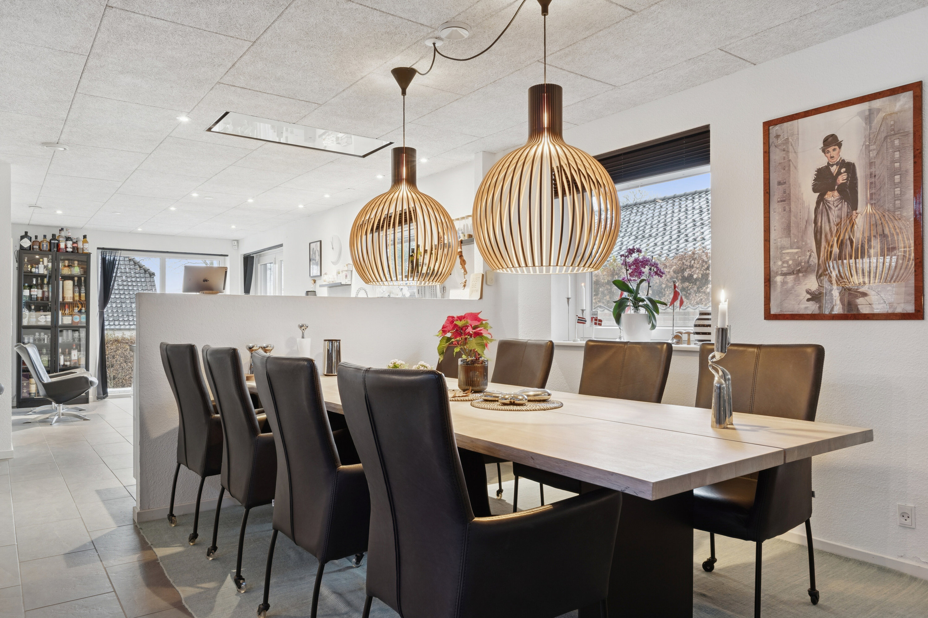 Fremhævet spisestue billede i fuldskærmstilstand. Billede af Østerskovvej 47E, Kollund, 6340 Kruså