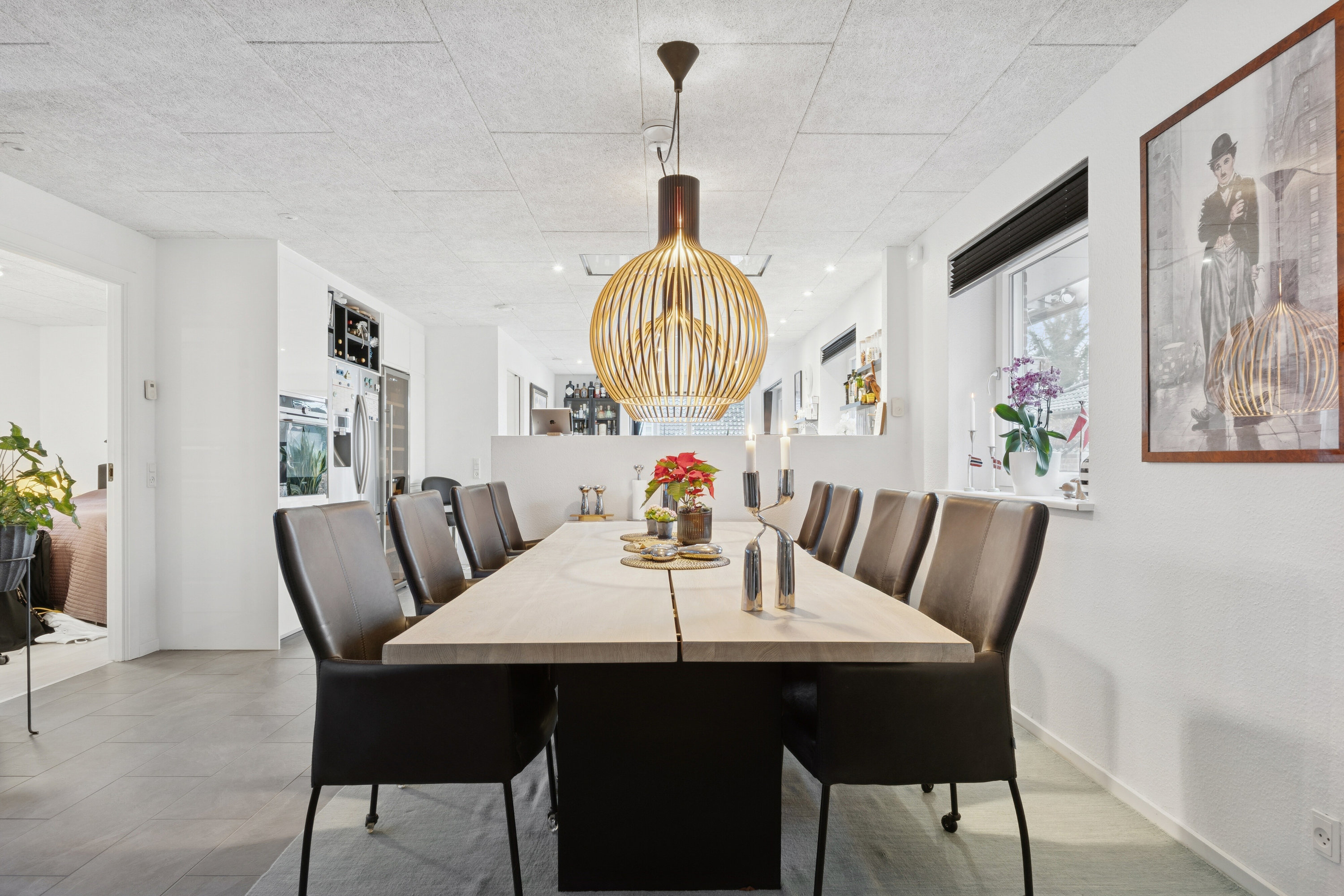 Fremhævet spisestue billede i fuldskærmstilstand. Billede af Østerskovvej 47E, Kollund, 6340 Kruså