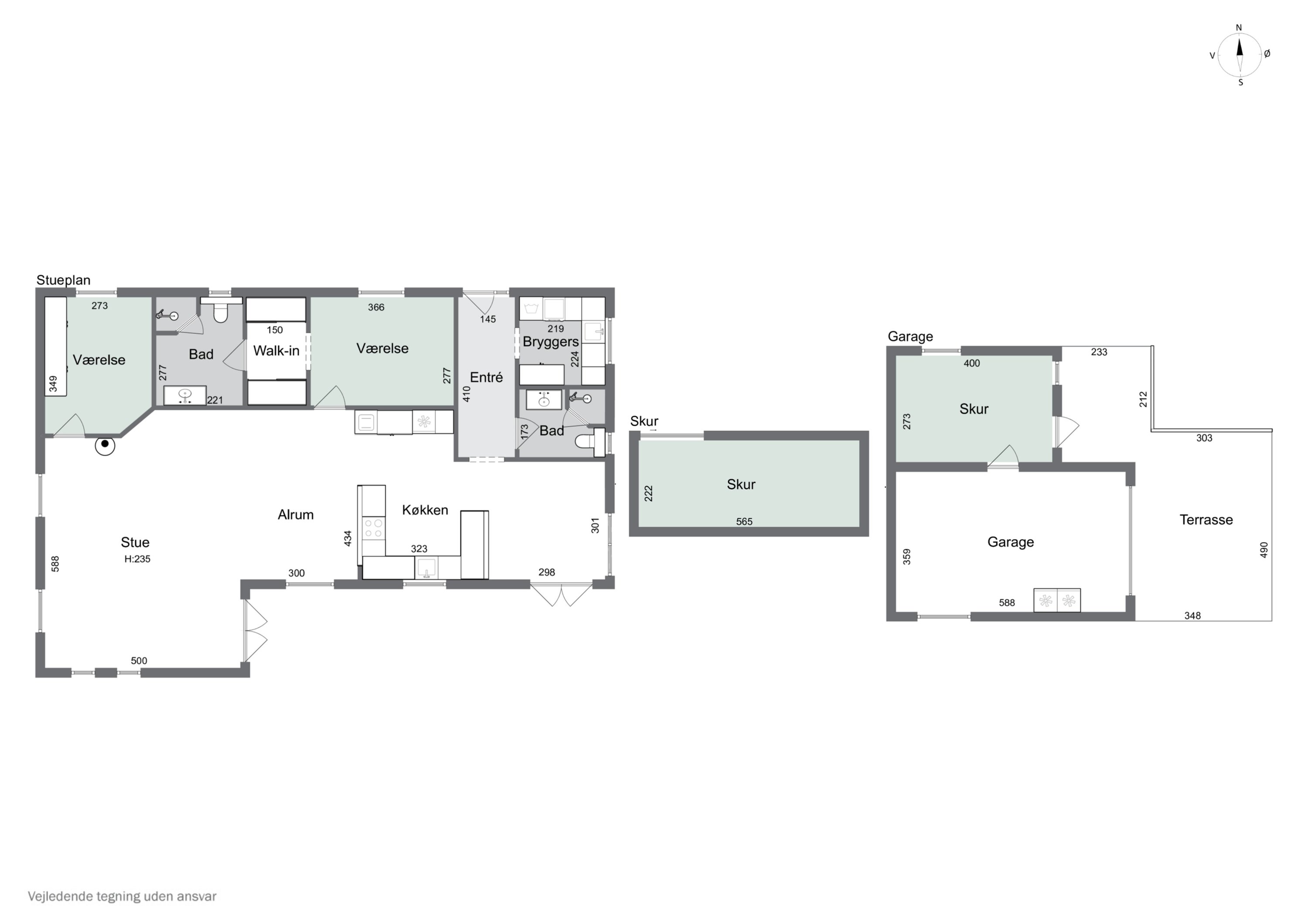 Plantegninger billede af Østerskovvej 47E, Kollund, 6340 Kruså