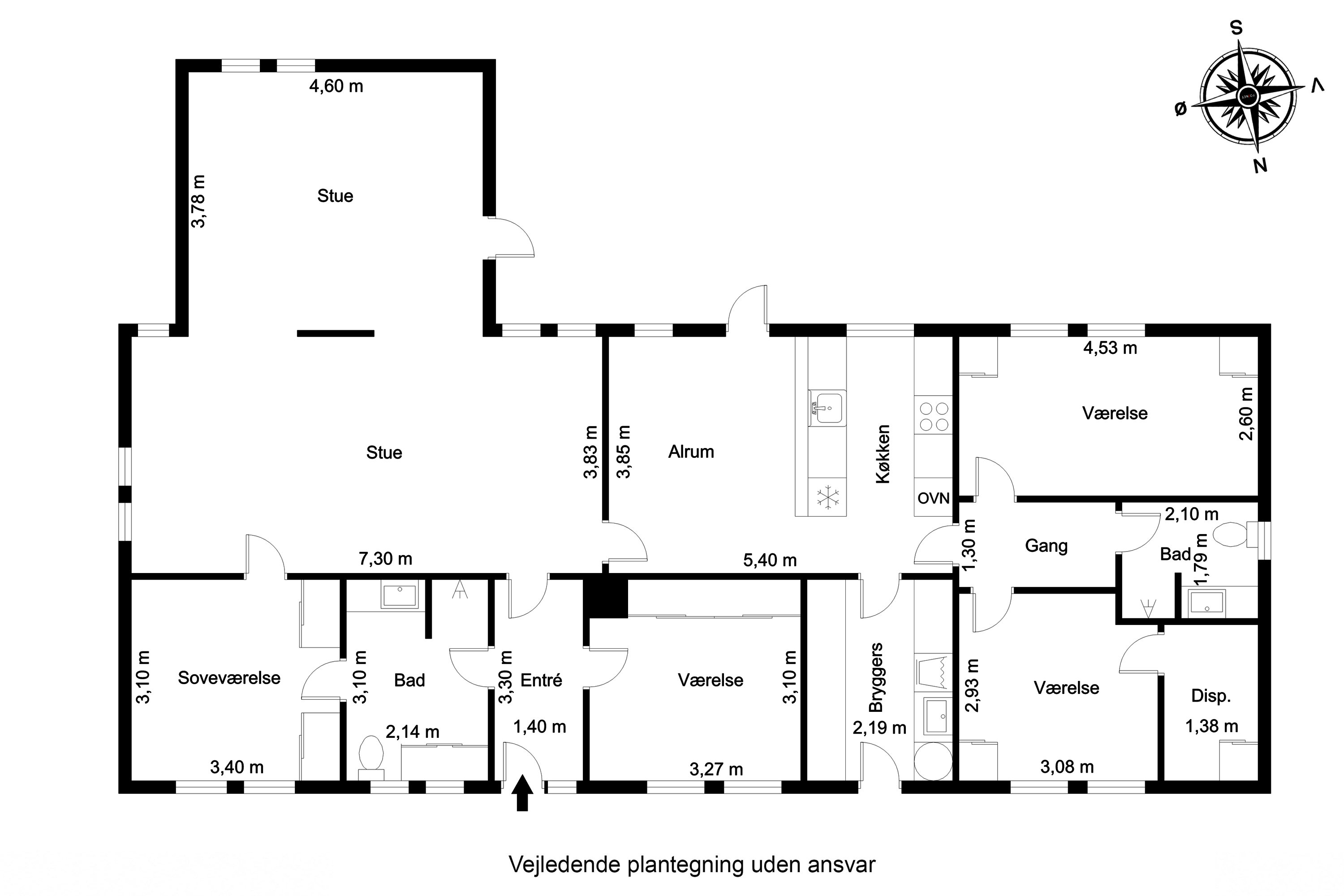 Plantegninger billede af Hollændervej 36, 5500 Middelfart