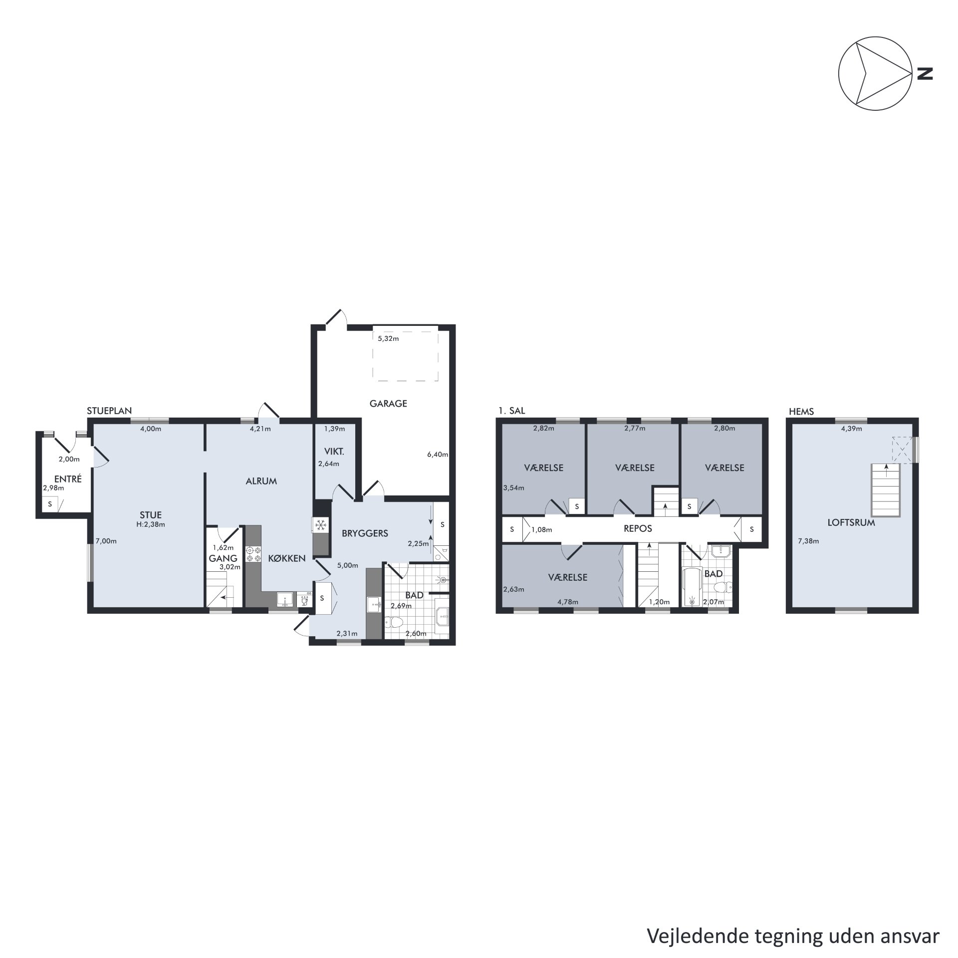 Plantegninger billede af Fuglsøvej 4, 8240 Risskov