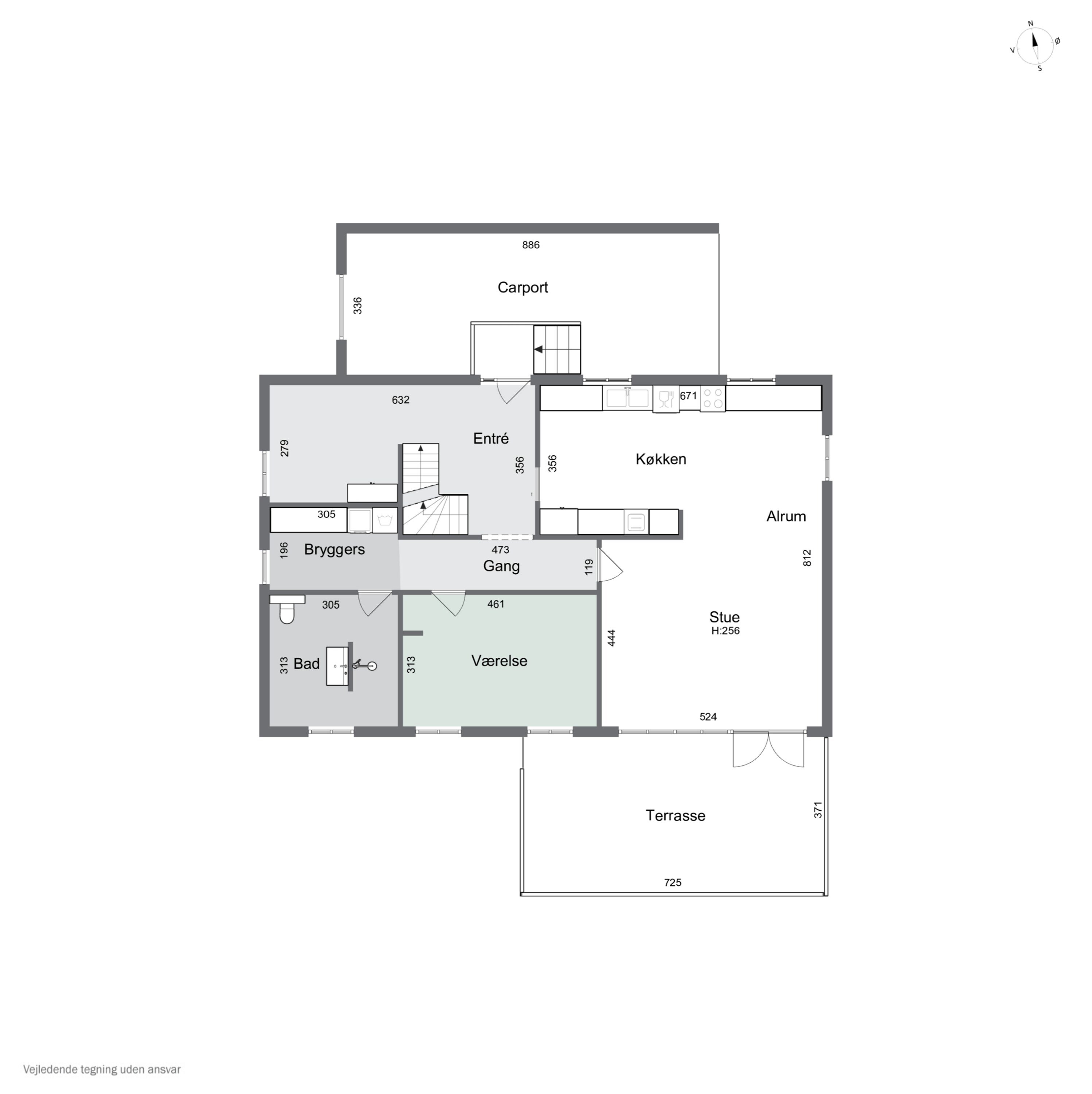 Plantegninger billede af Vestre Alle 3, 7760 Hurup Thy