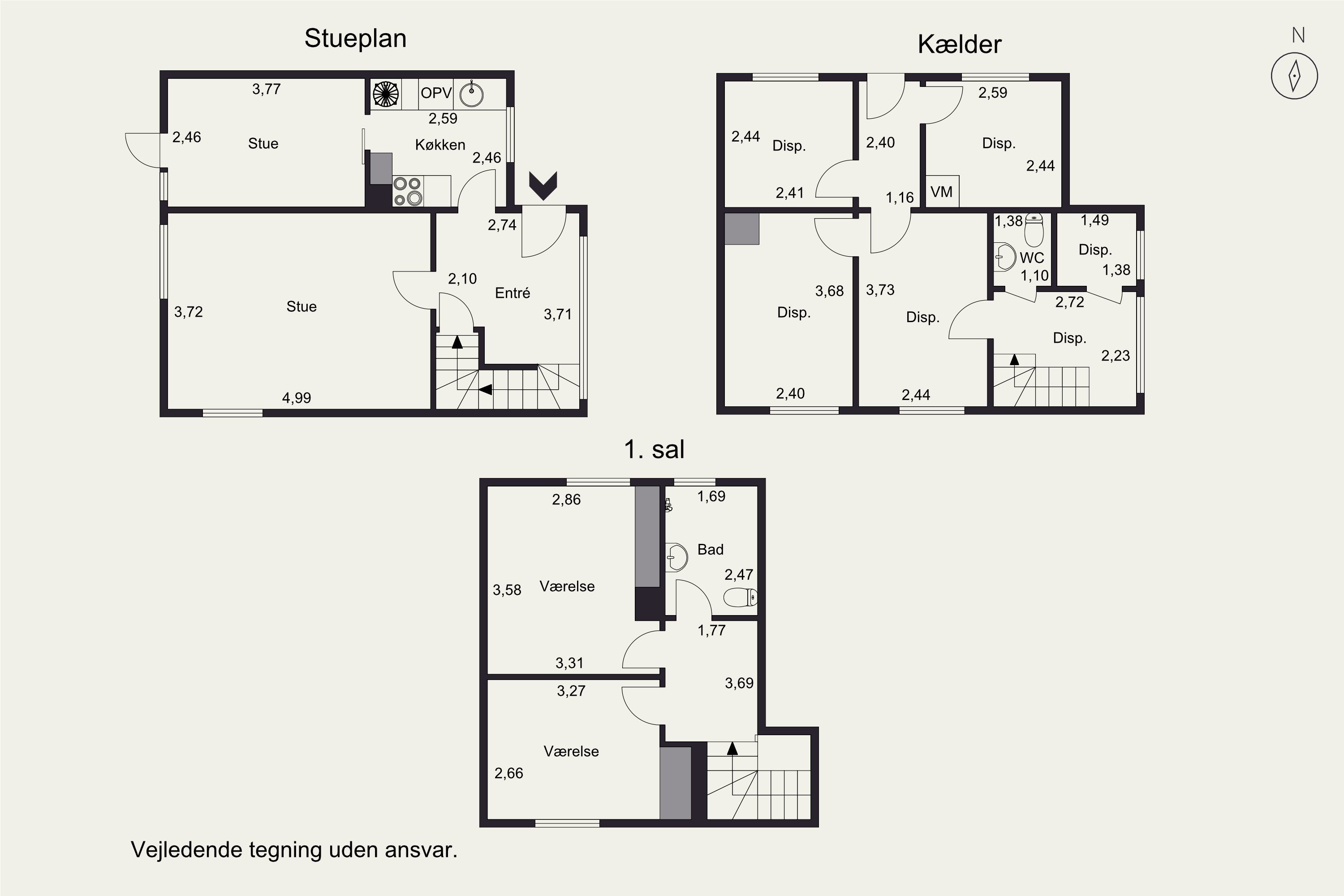 Plantegninger billede af Hasselvej 8, 6705 Esbjerg Ø