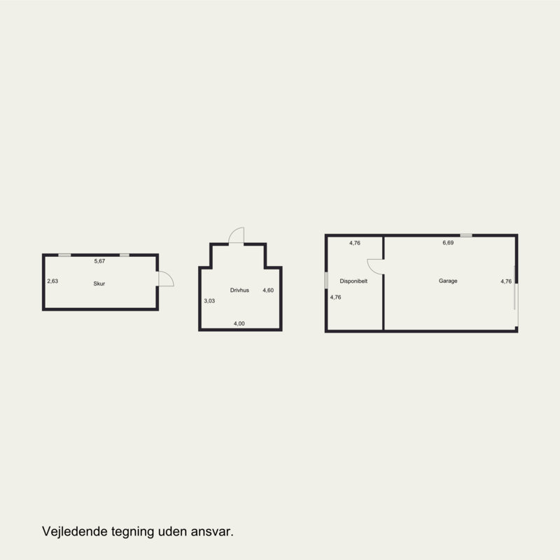 Plantegninger billede af Bjerrevej 374, Gramrode, 7130 Juelsminde